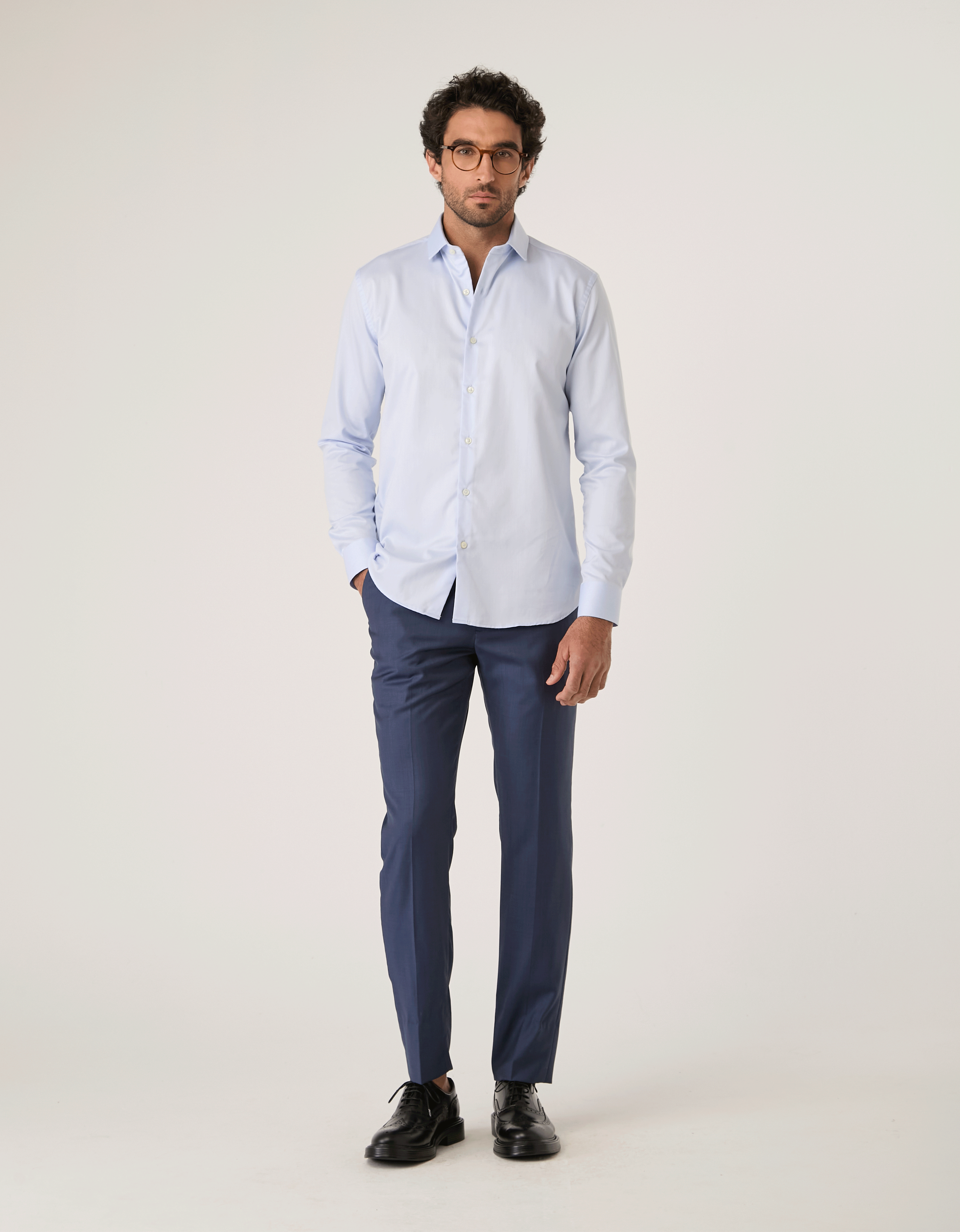 Camisa Non Iron Italiana