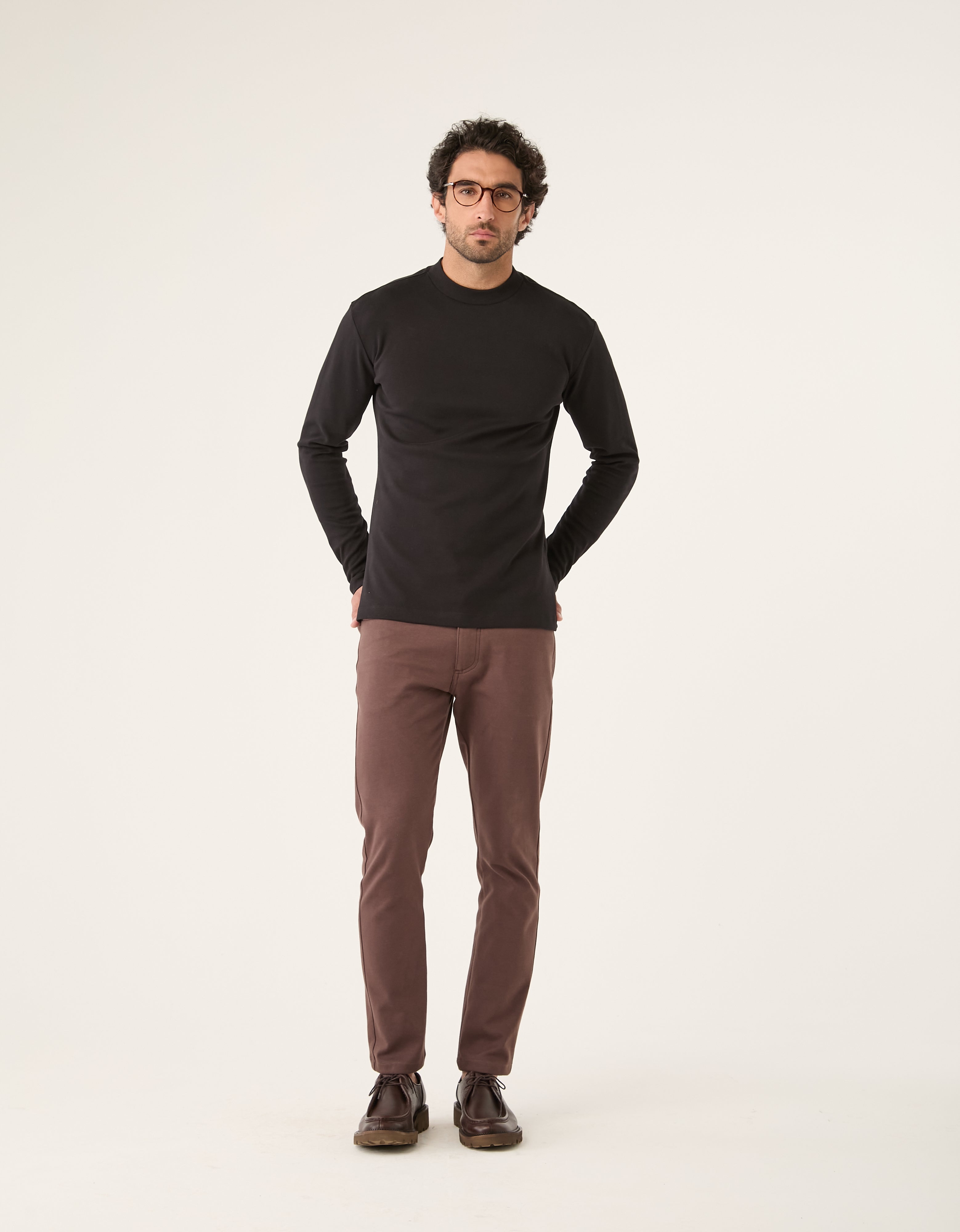Camiseta Premium Gola Alta ML
