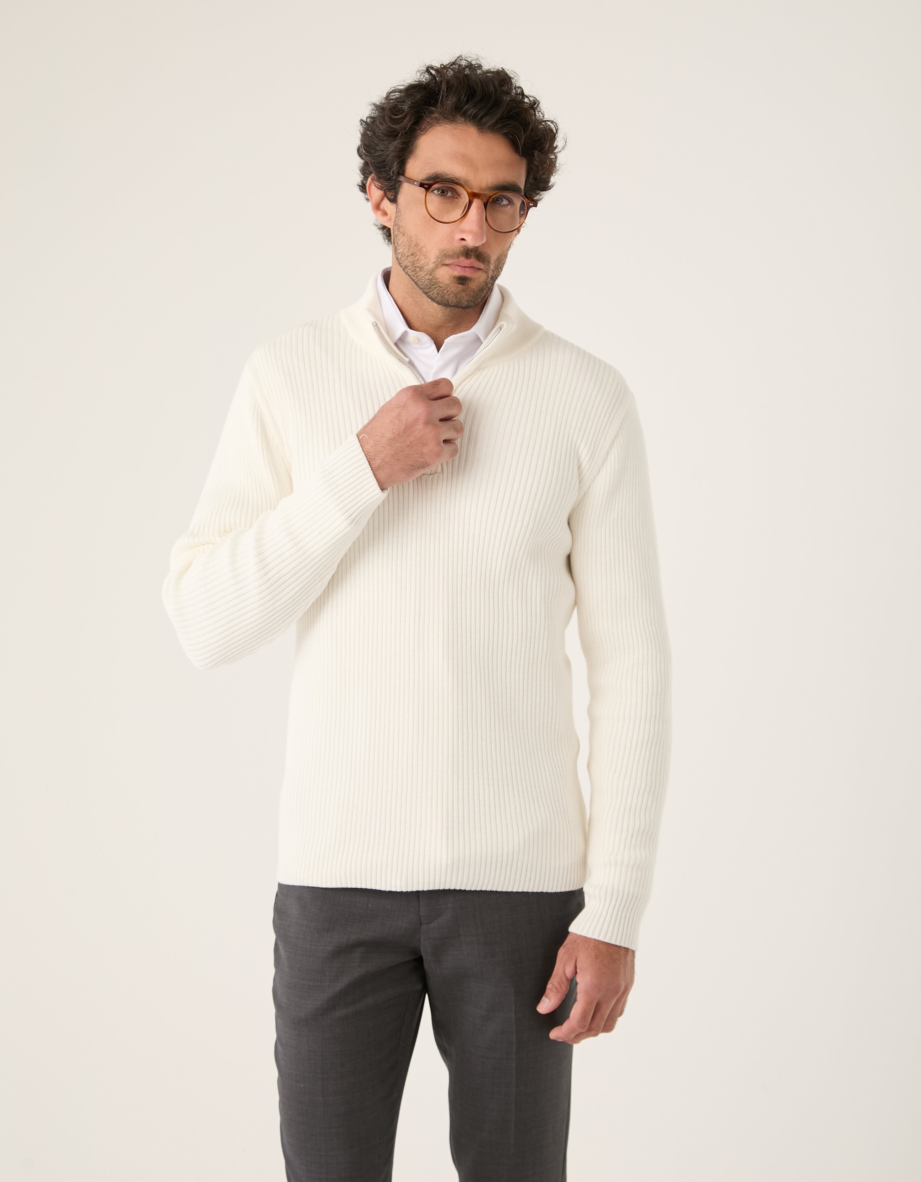 Tricot Meio Zíper