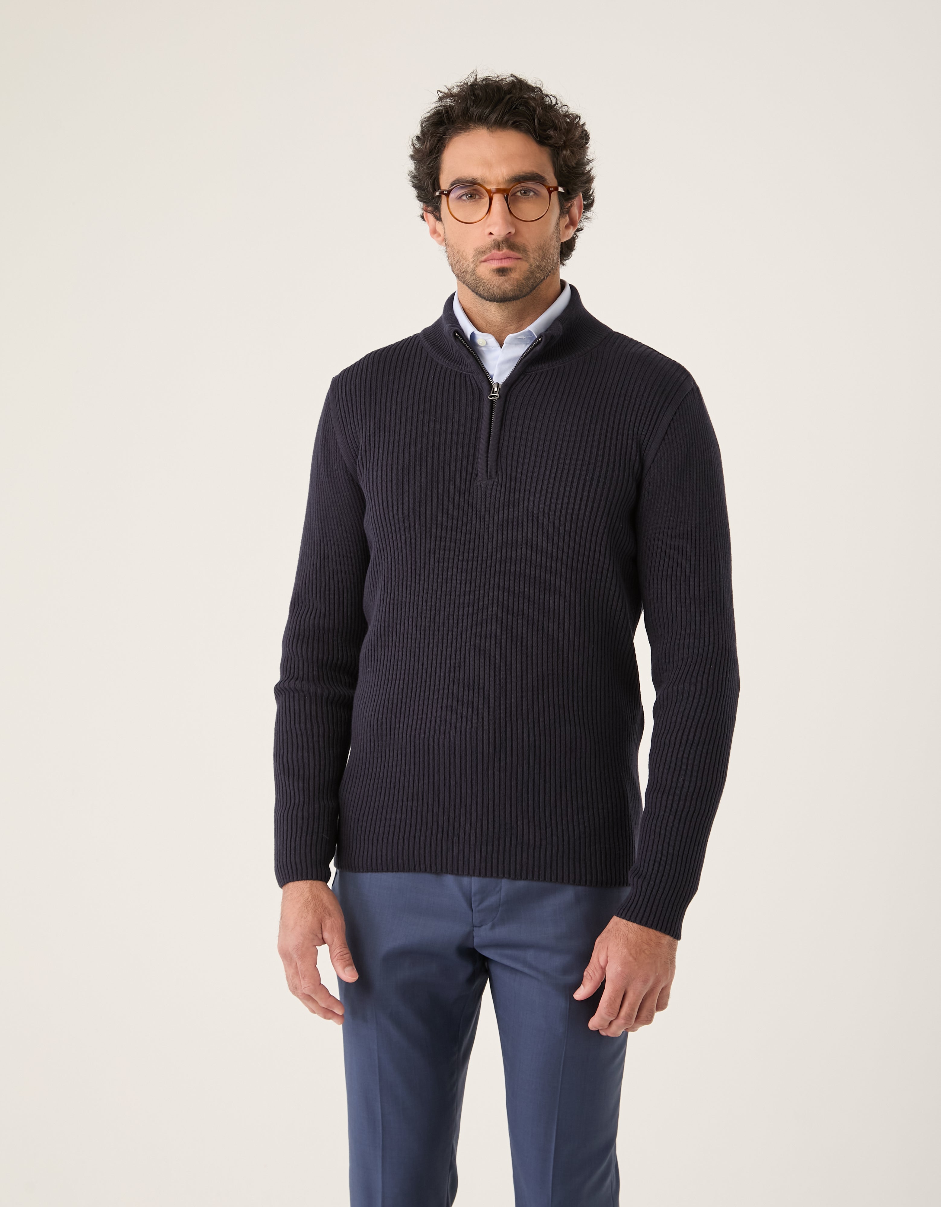 Tricot Meio Zíper