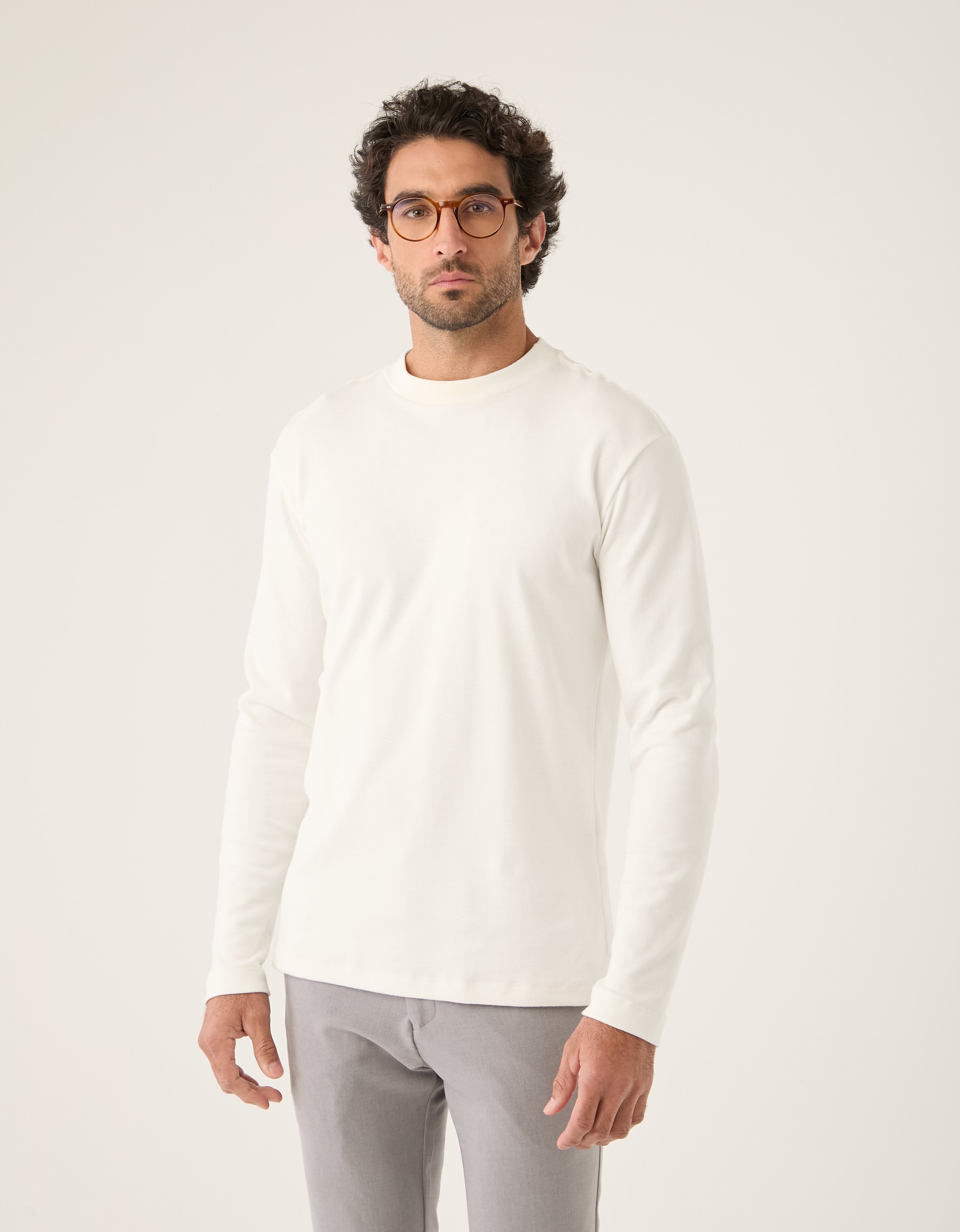 Camiseta Premium Gola Alta ML