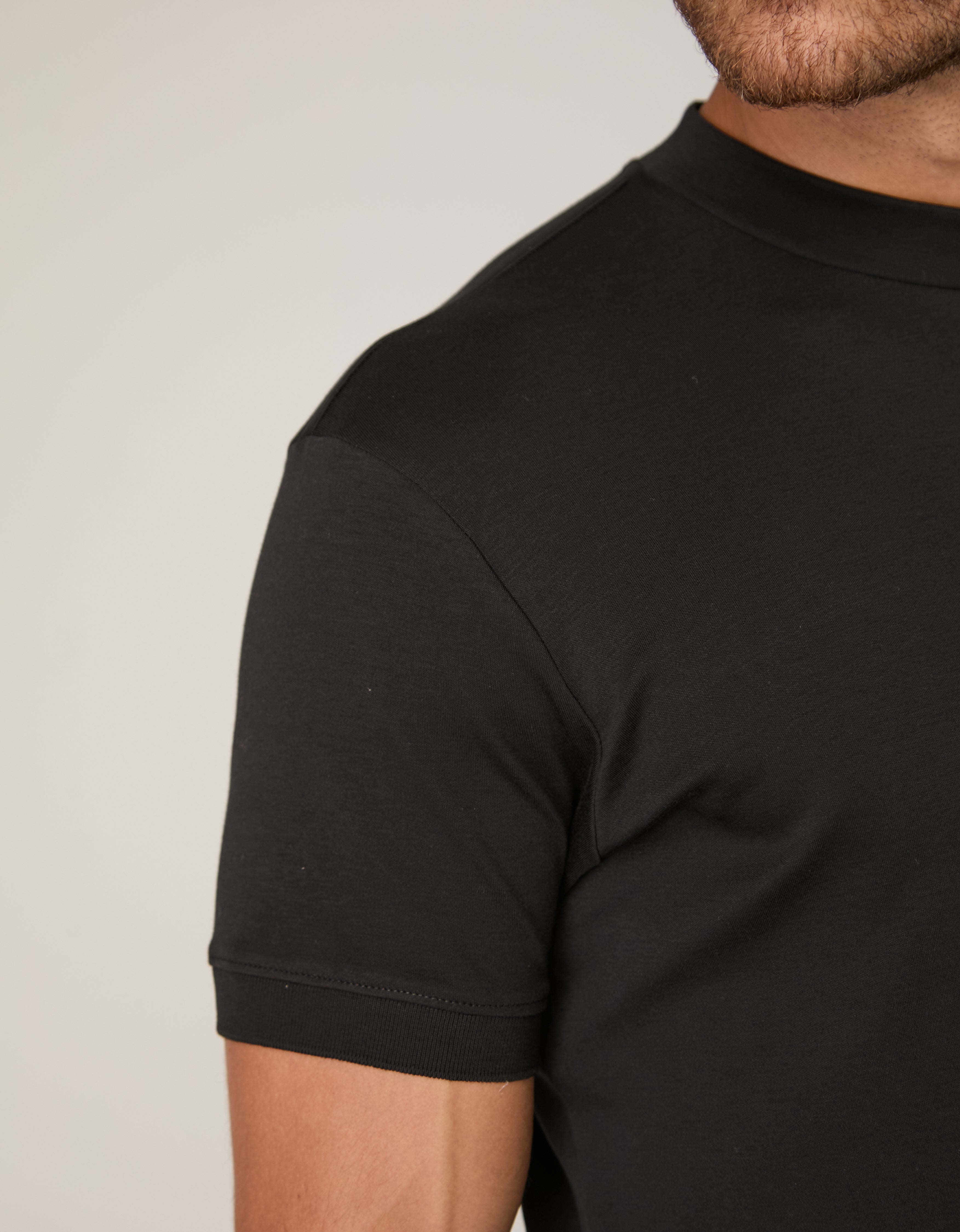 Camiseta Gola Alta Pima Supreme