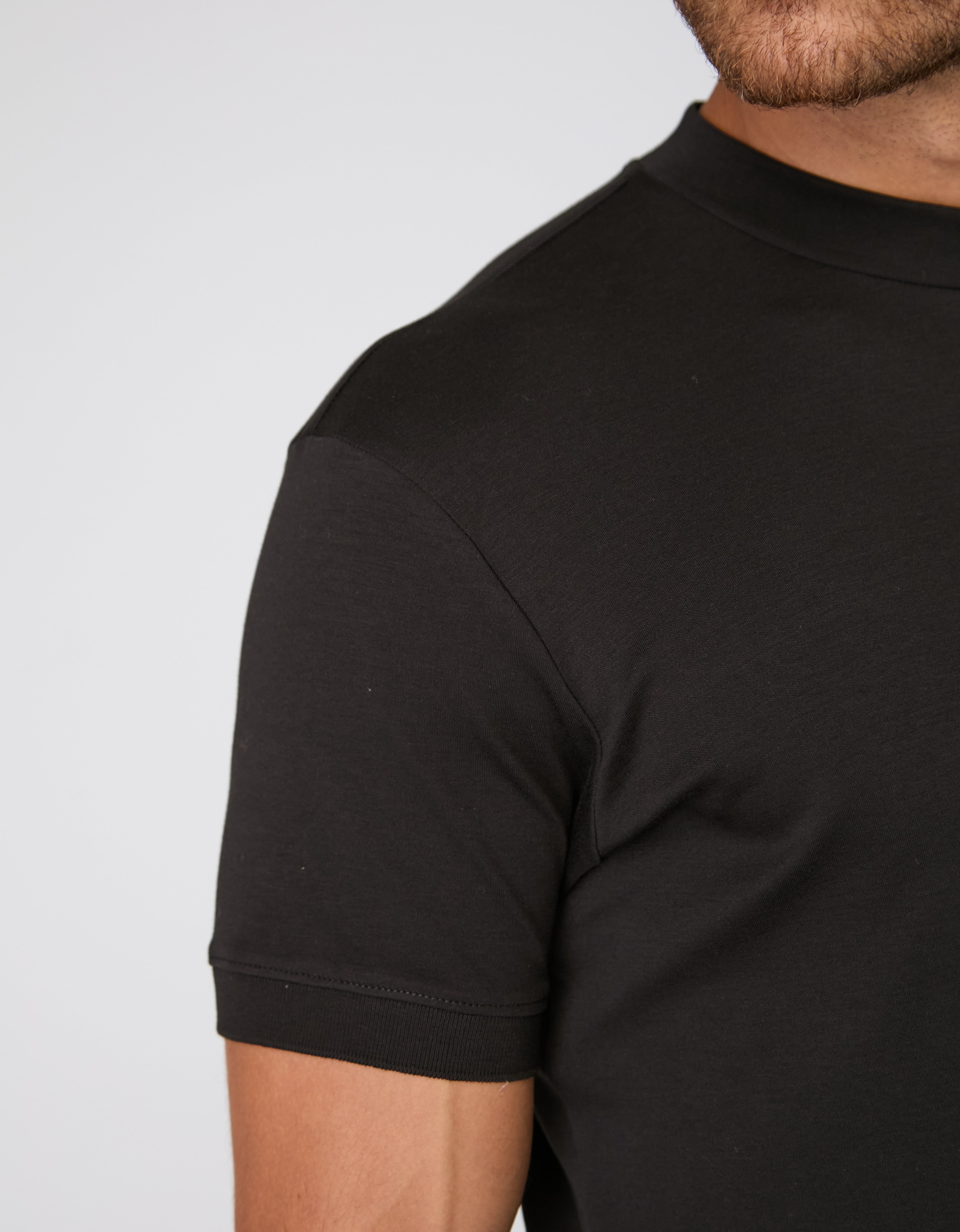 Camiseta Gola Alta Pima Supreme