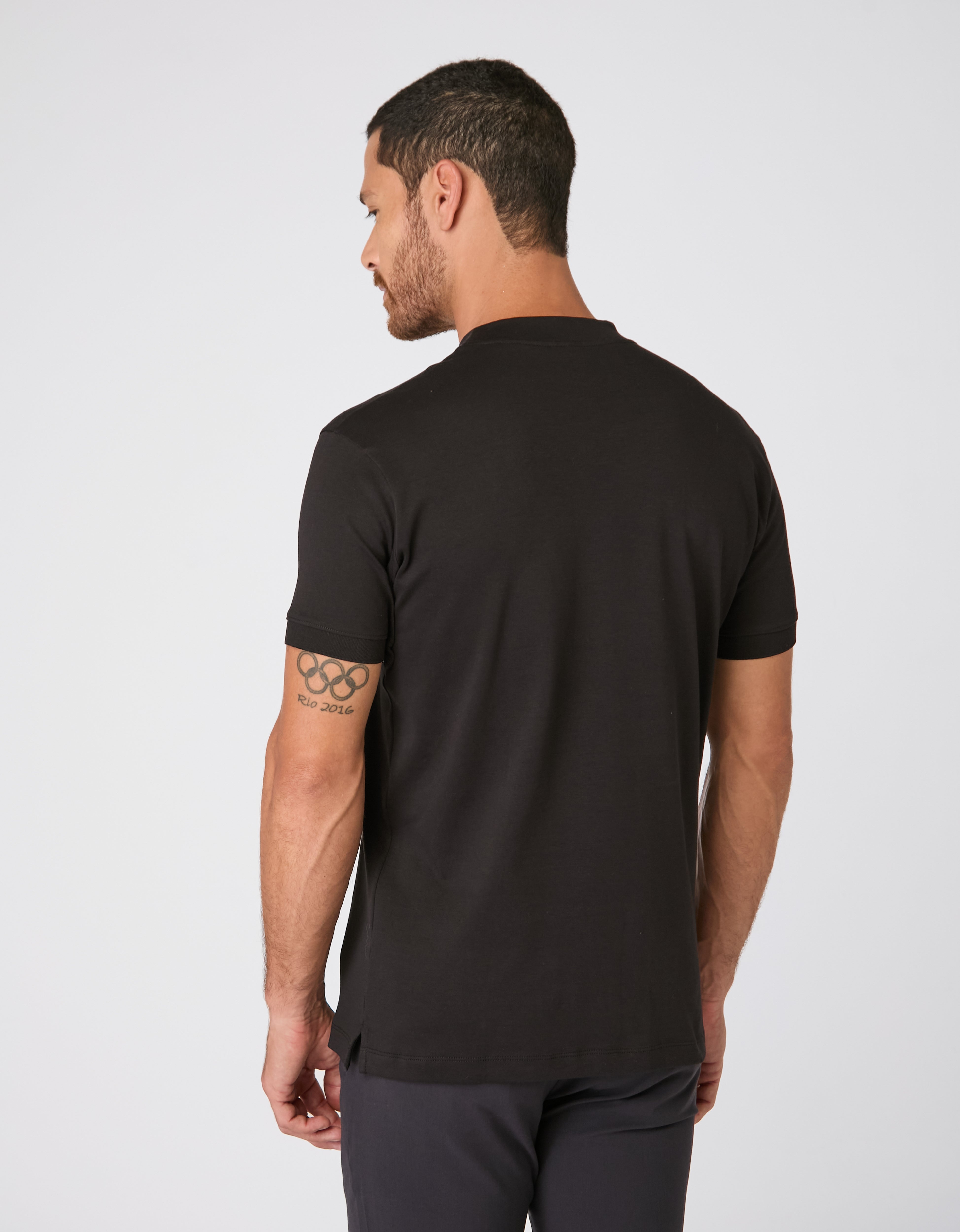 Camiseta Gola Alta Pima Supreme