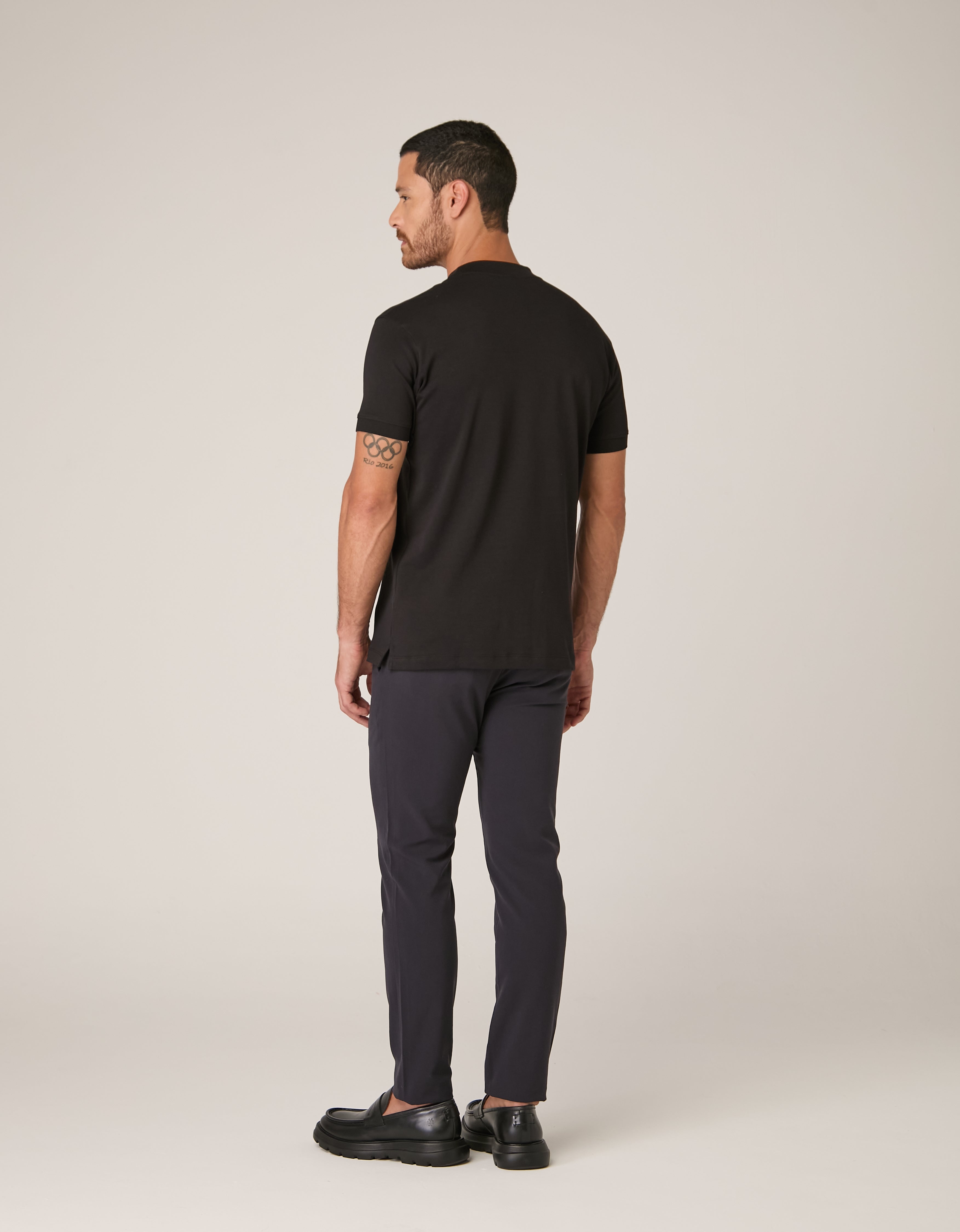 Camiseta Gola Alta Pima Supreme