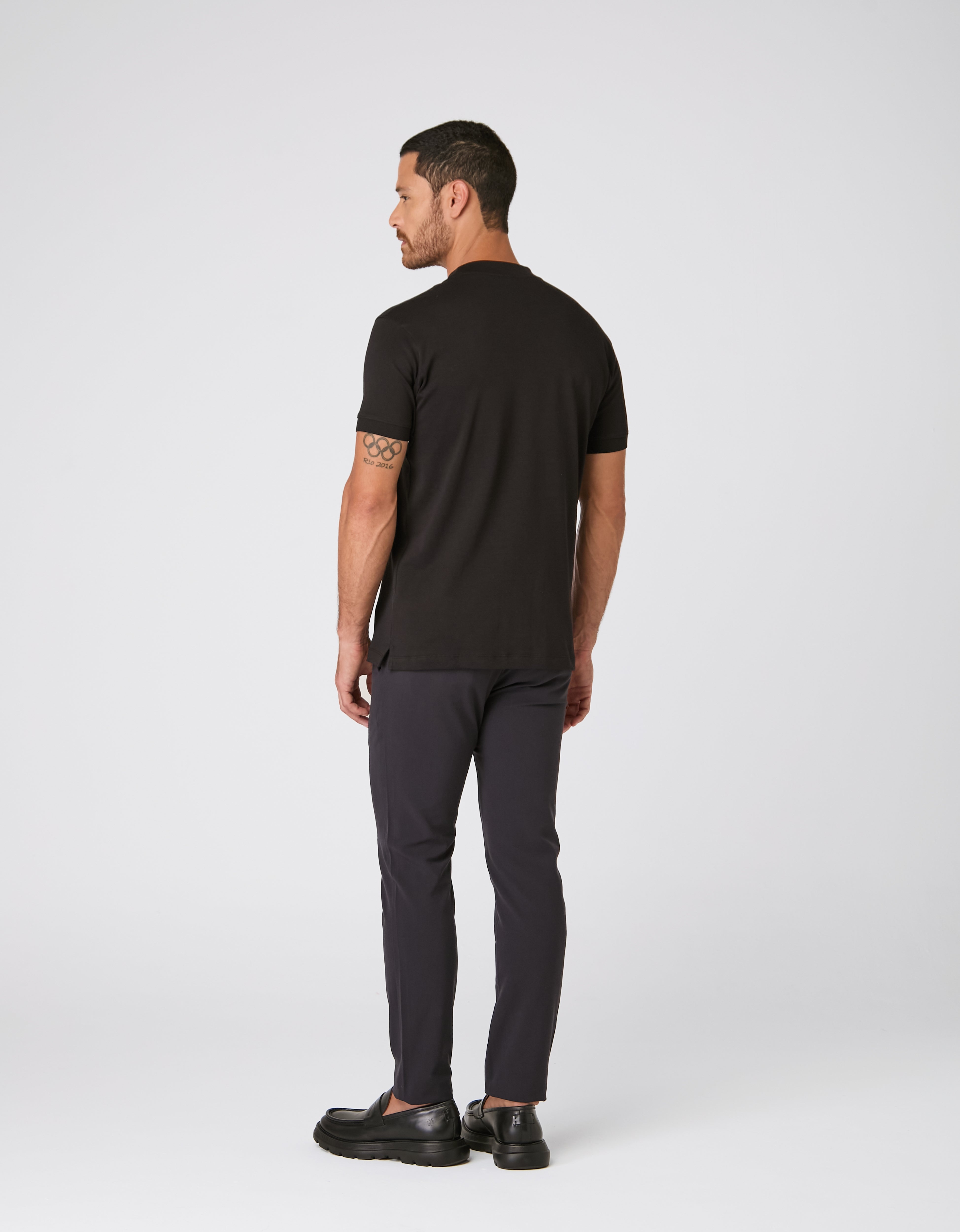 Camiseta Gola Alta Pima Supreme