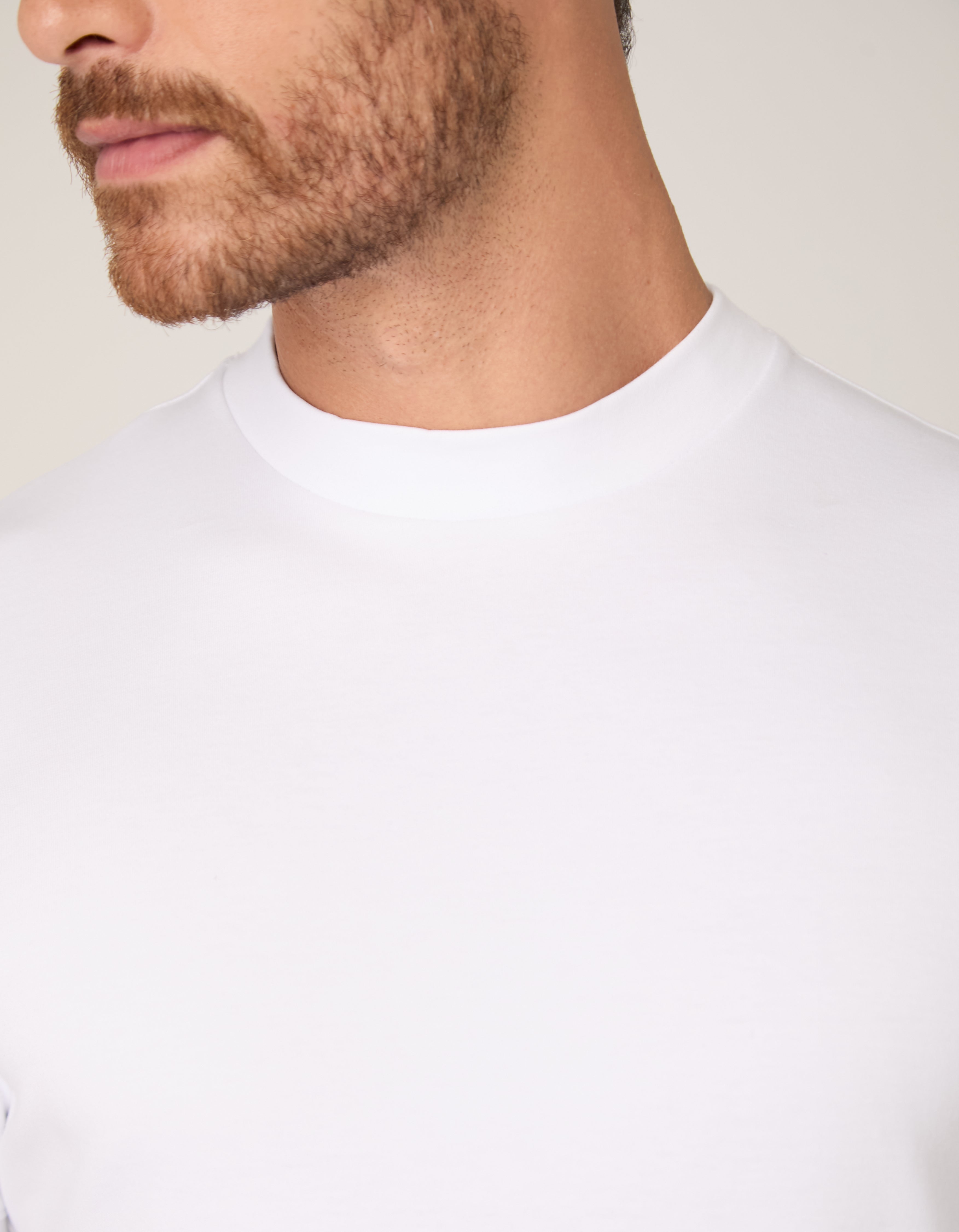 Camiseta Gola Alta Pima Supreme