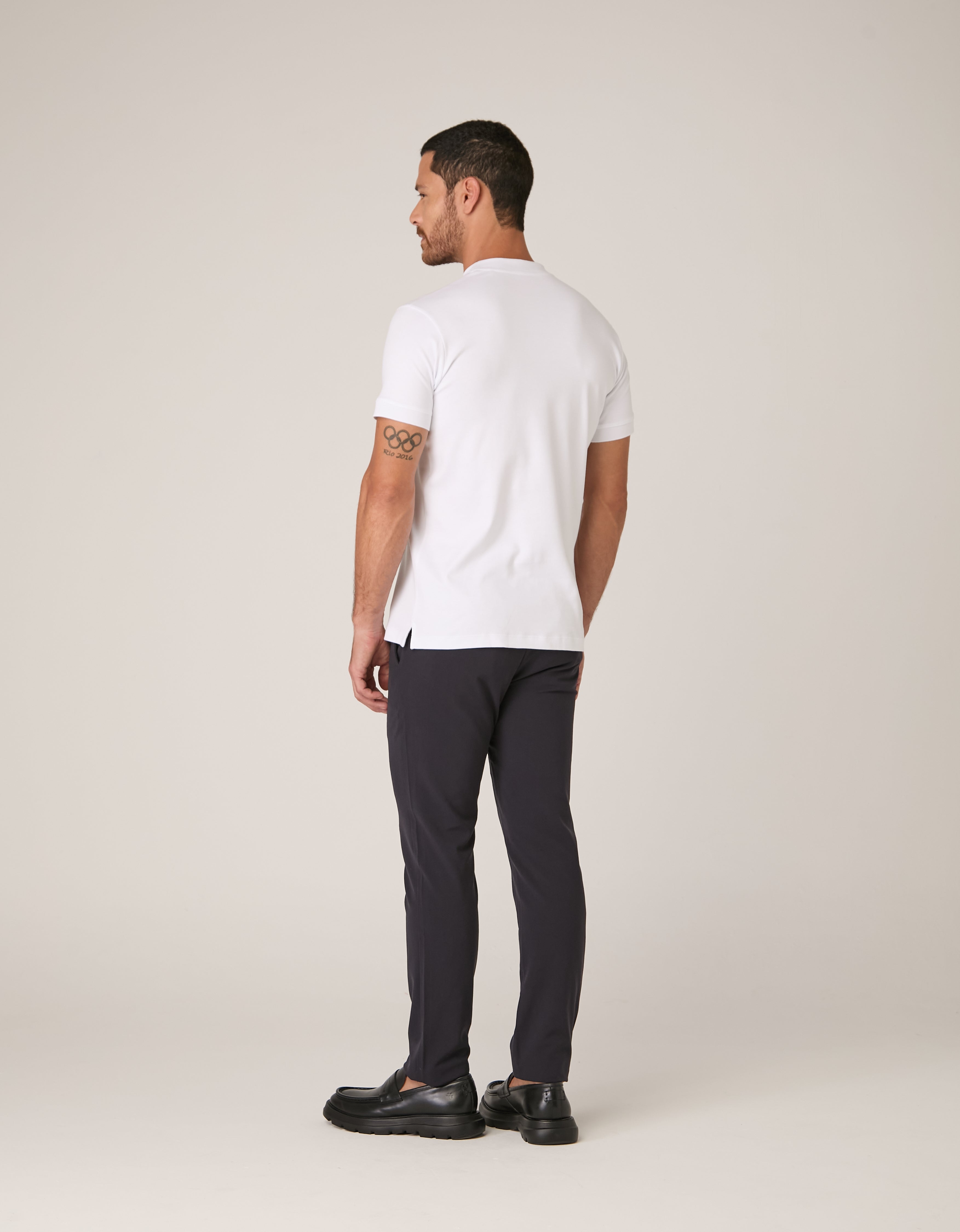 Camiseta Gola Alta Pima Supreme