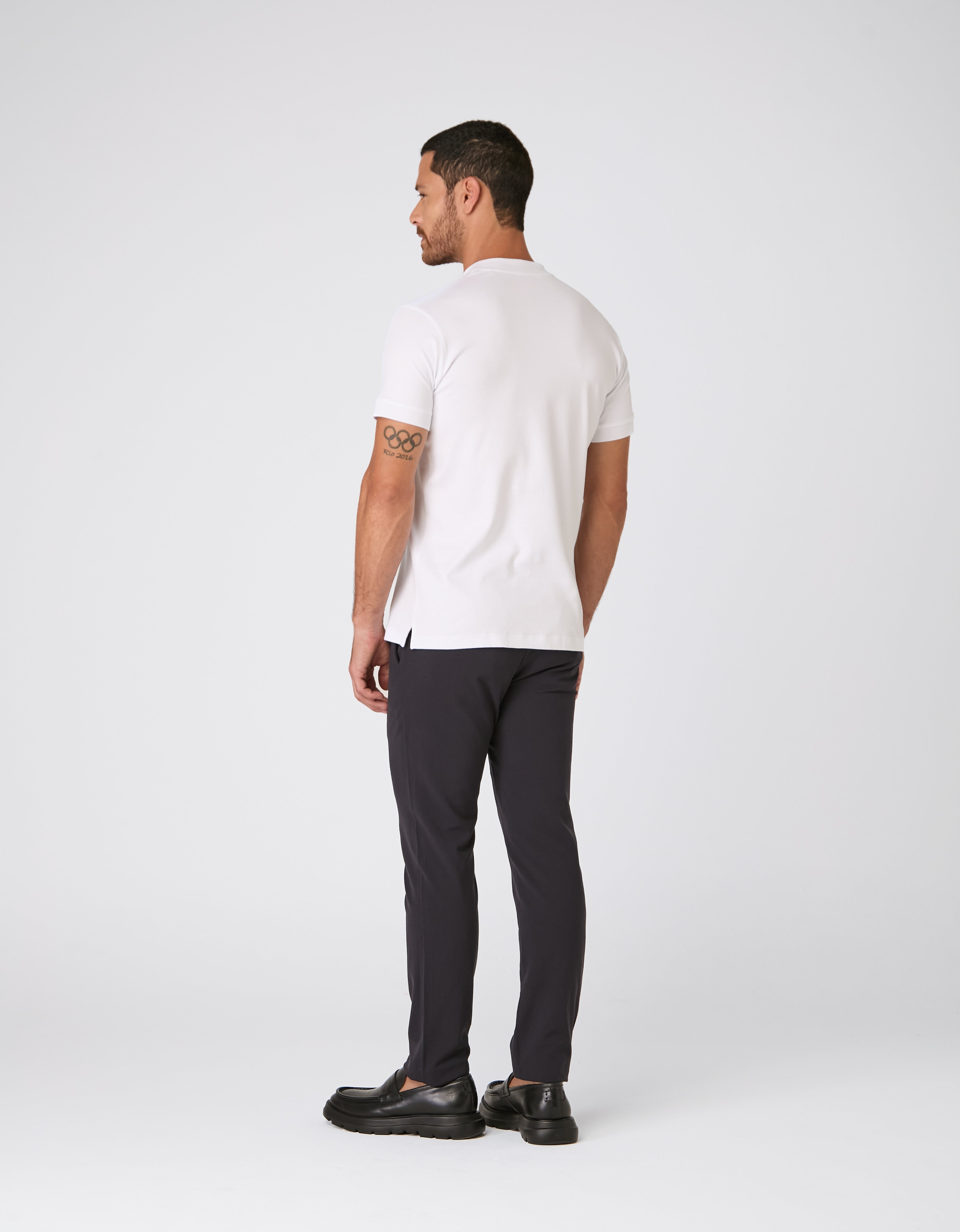 Camiseta Gola Alta Pima Supreme
