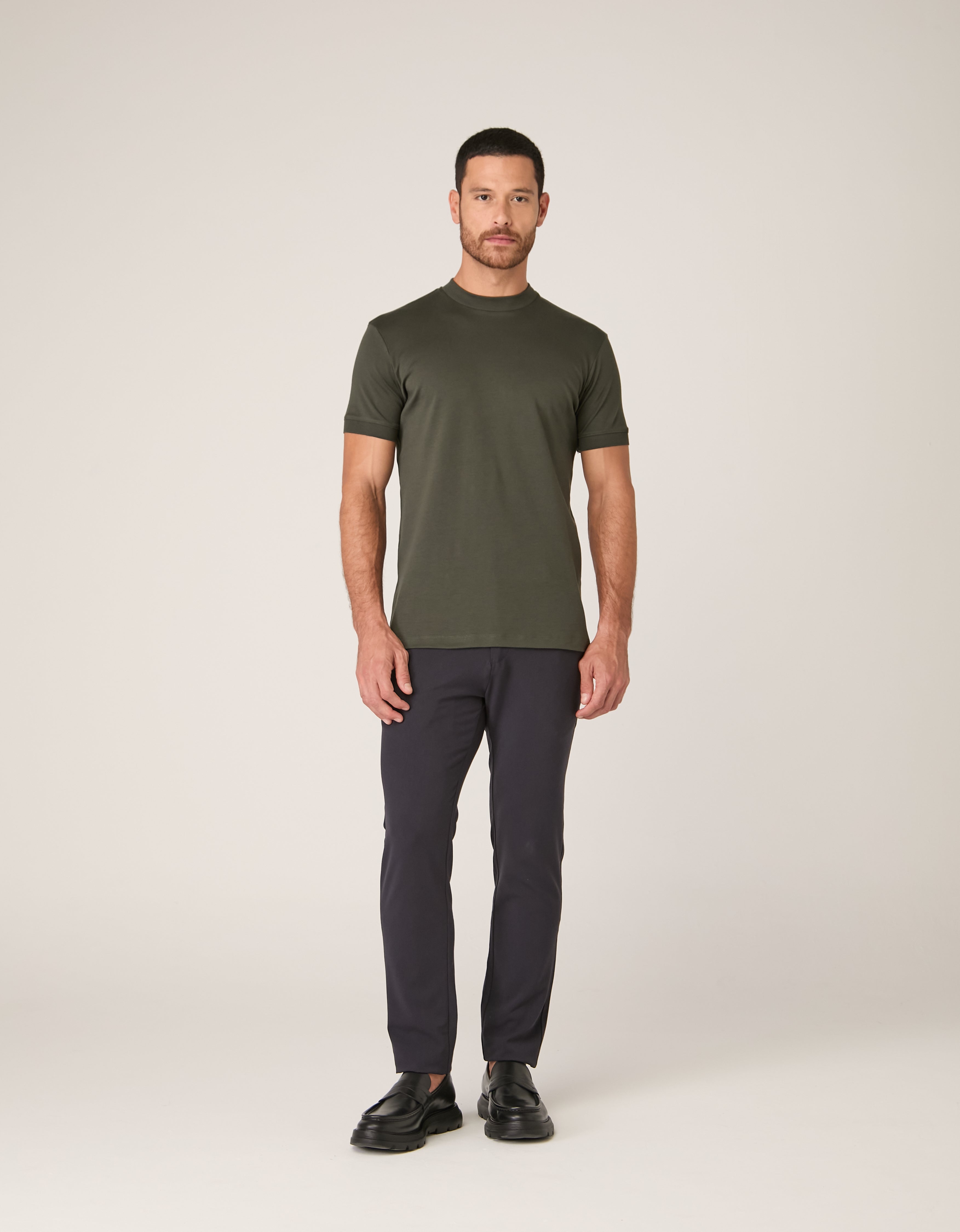 Camiseta Gola Alta Pima Supreme