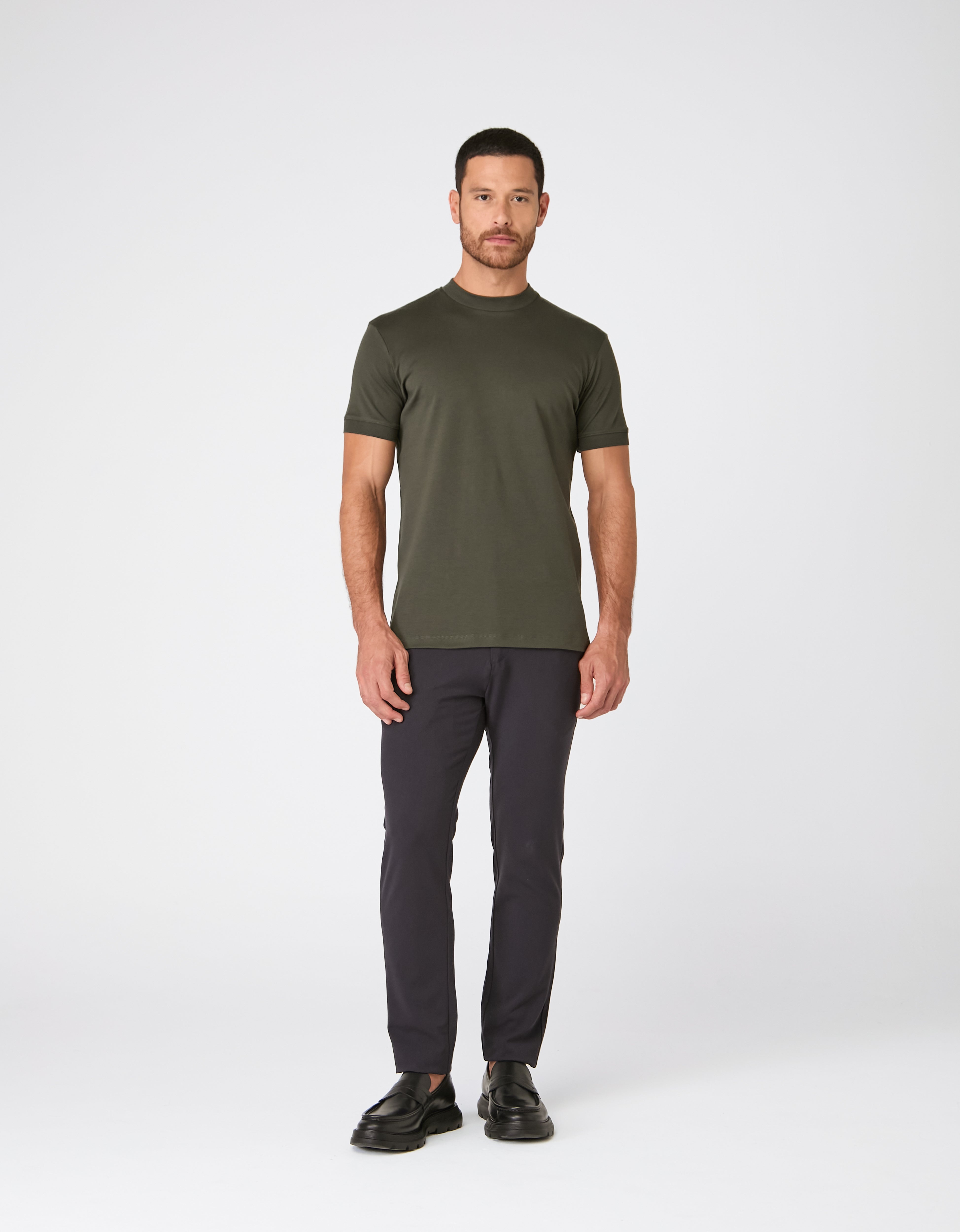 Camiseta Gola Alta Pima Supreme