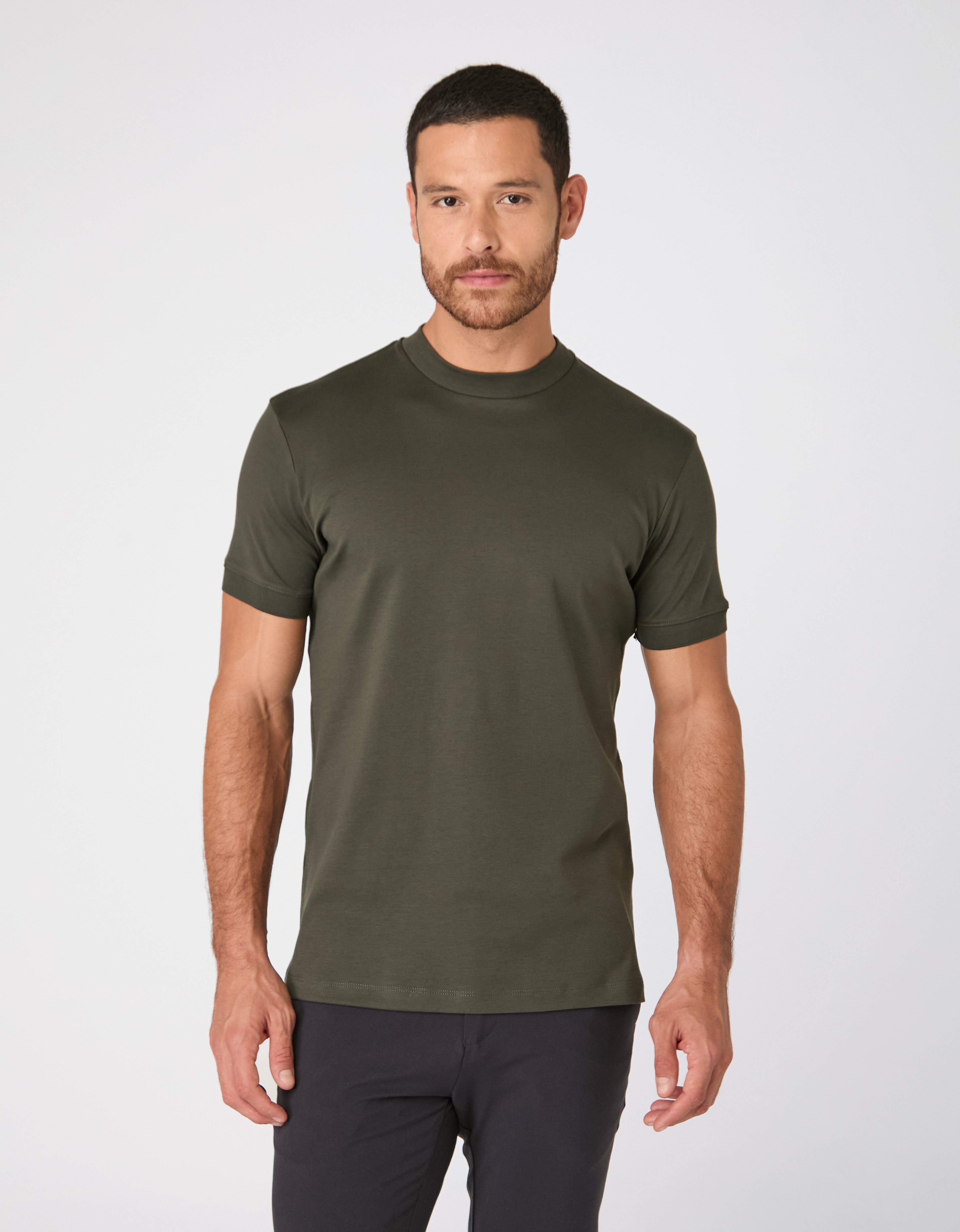 Camiseta Gola Alta Pima Supreme
