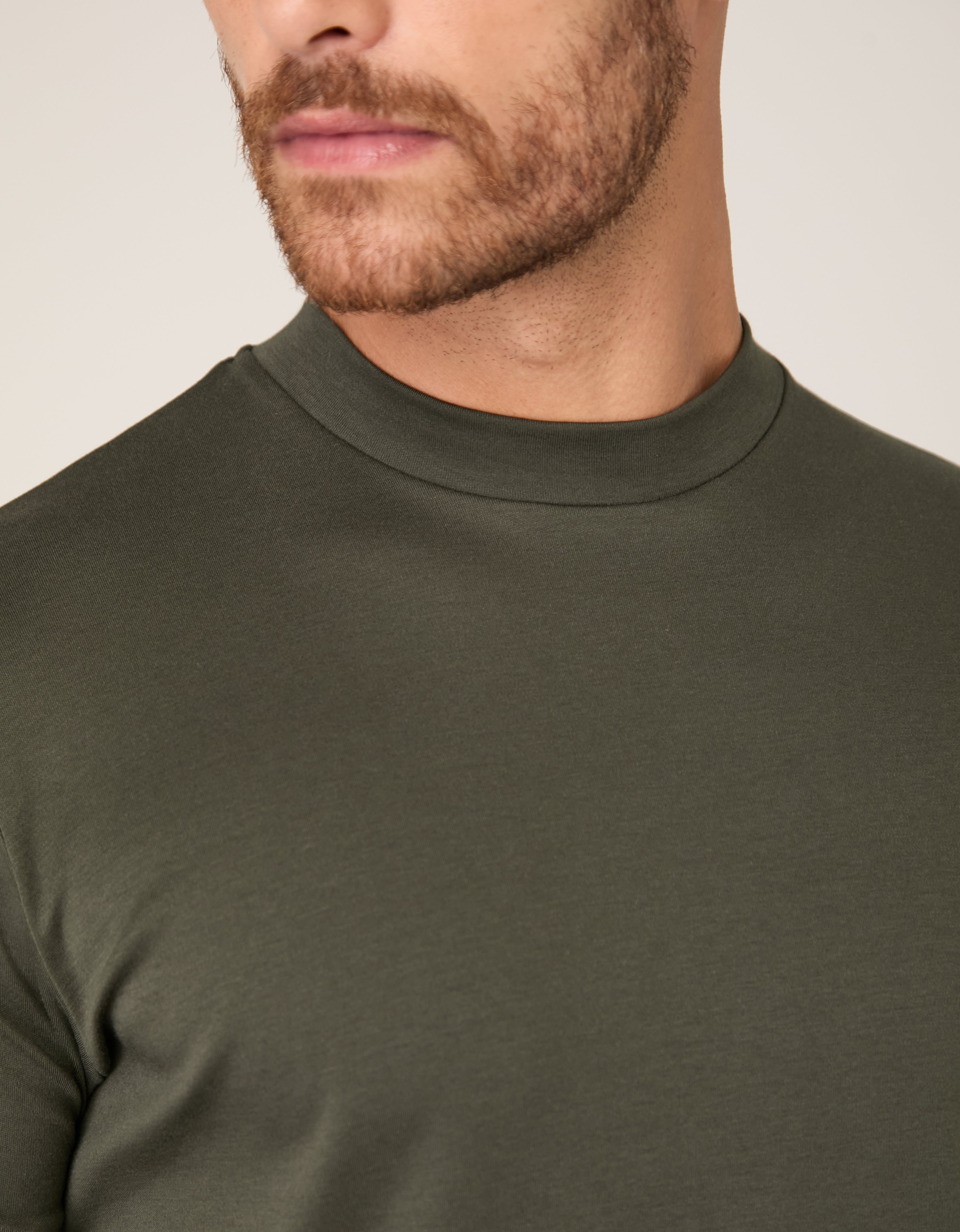 Camiseta Gola Alta Pima Supreme