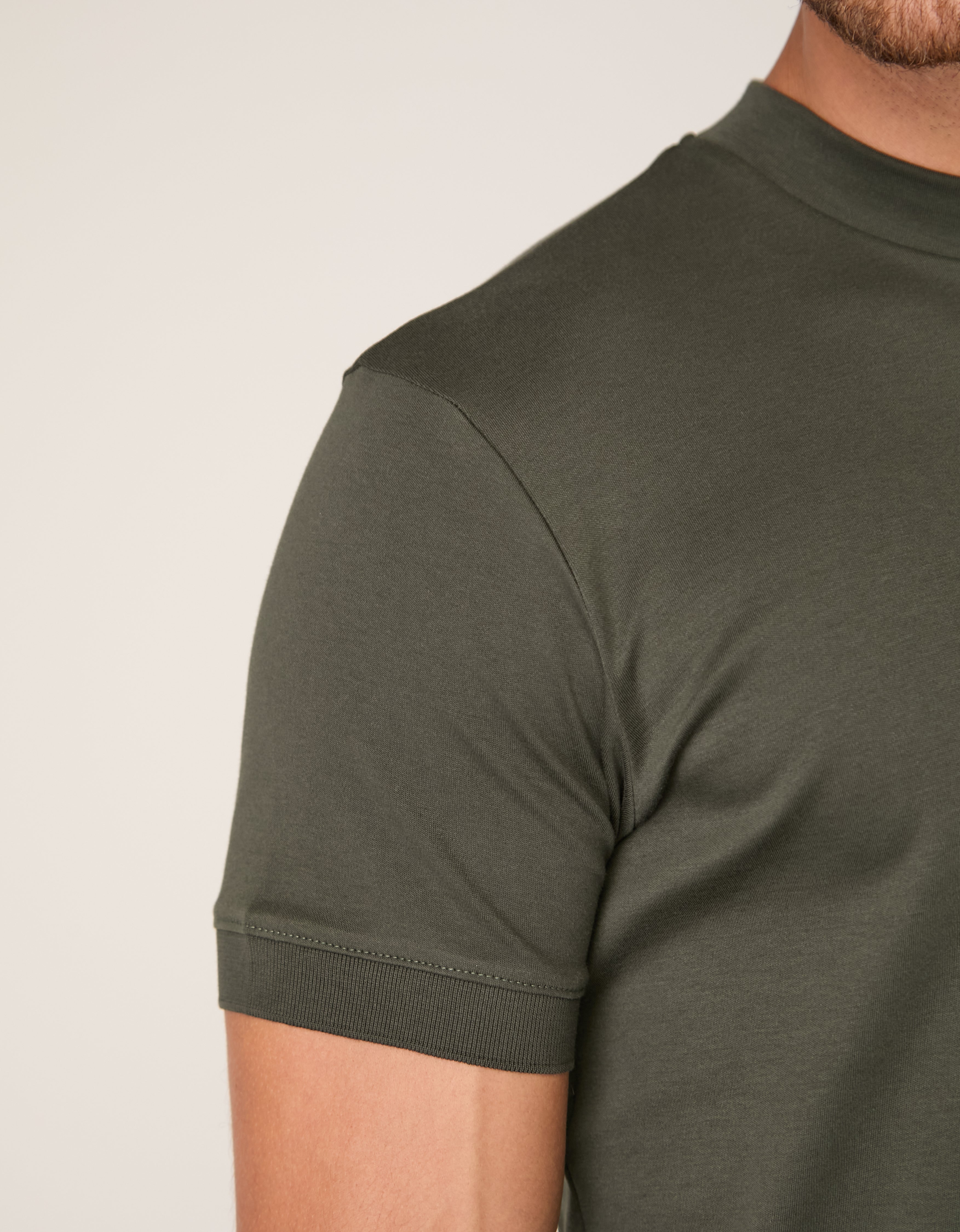 Camiseta Gola Alta Pima Supreme