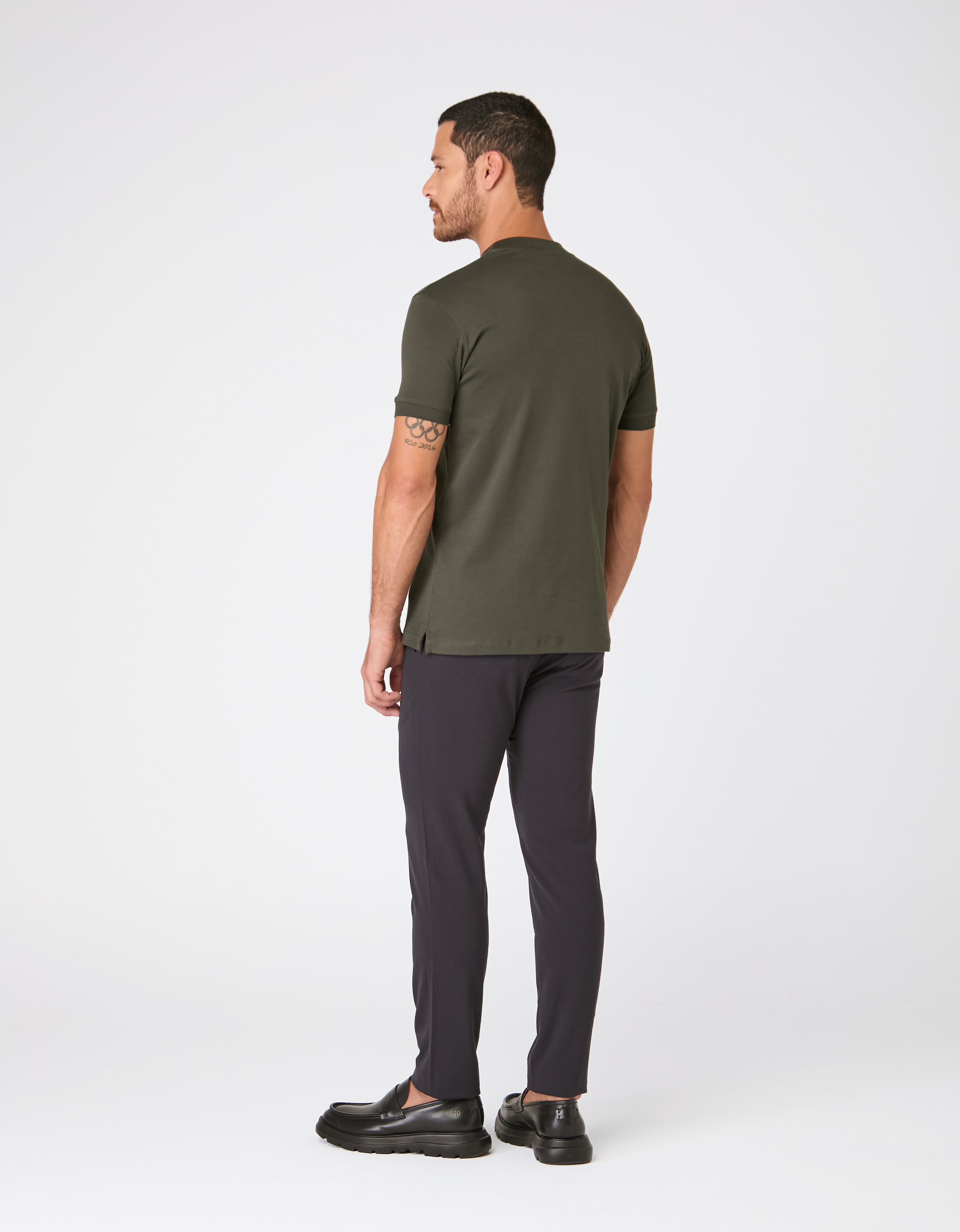Camiseta Gola Alta Pima Supreme