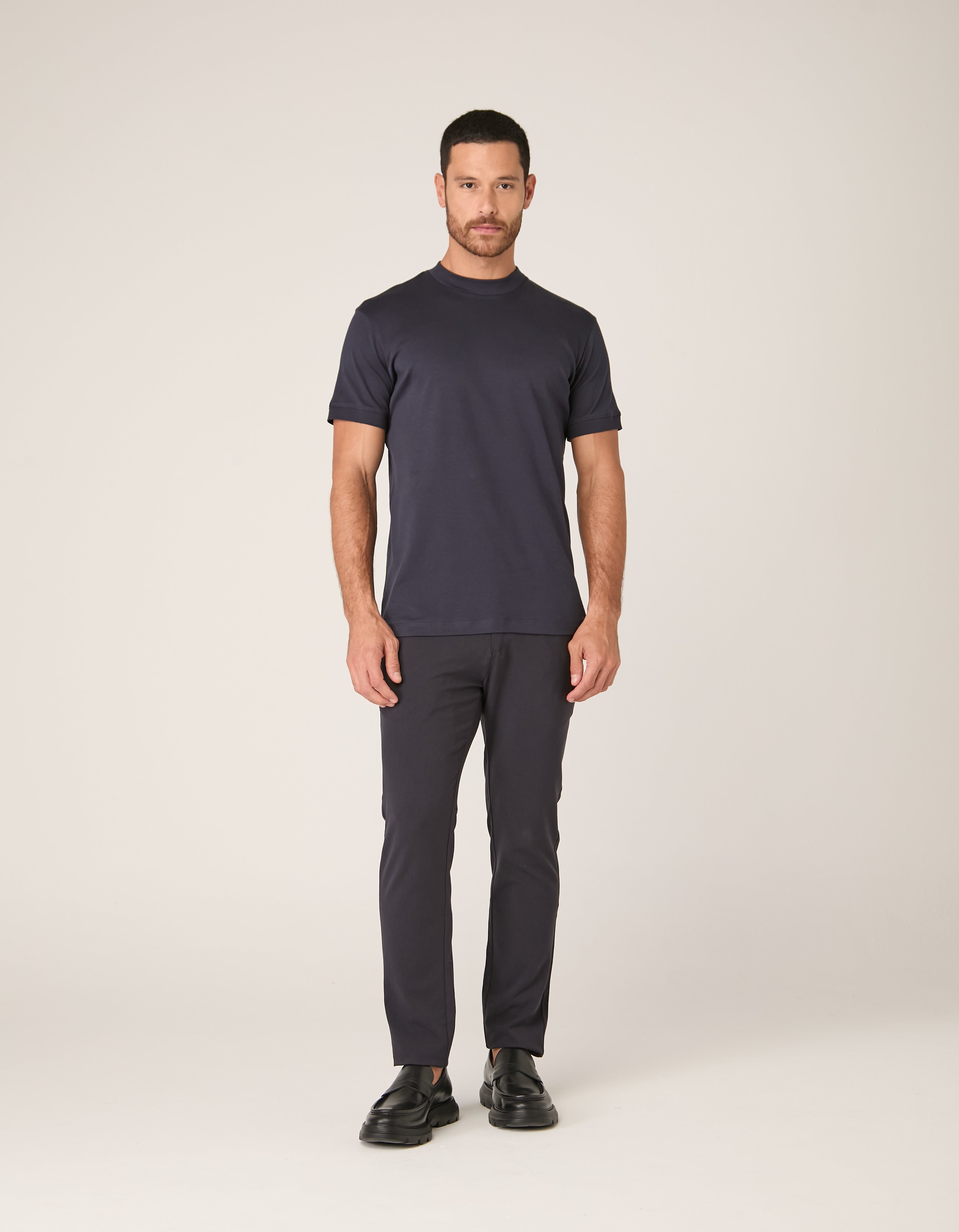 Camiseta Gola Alta Pima Supreme