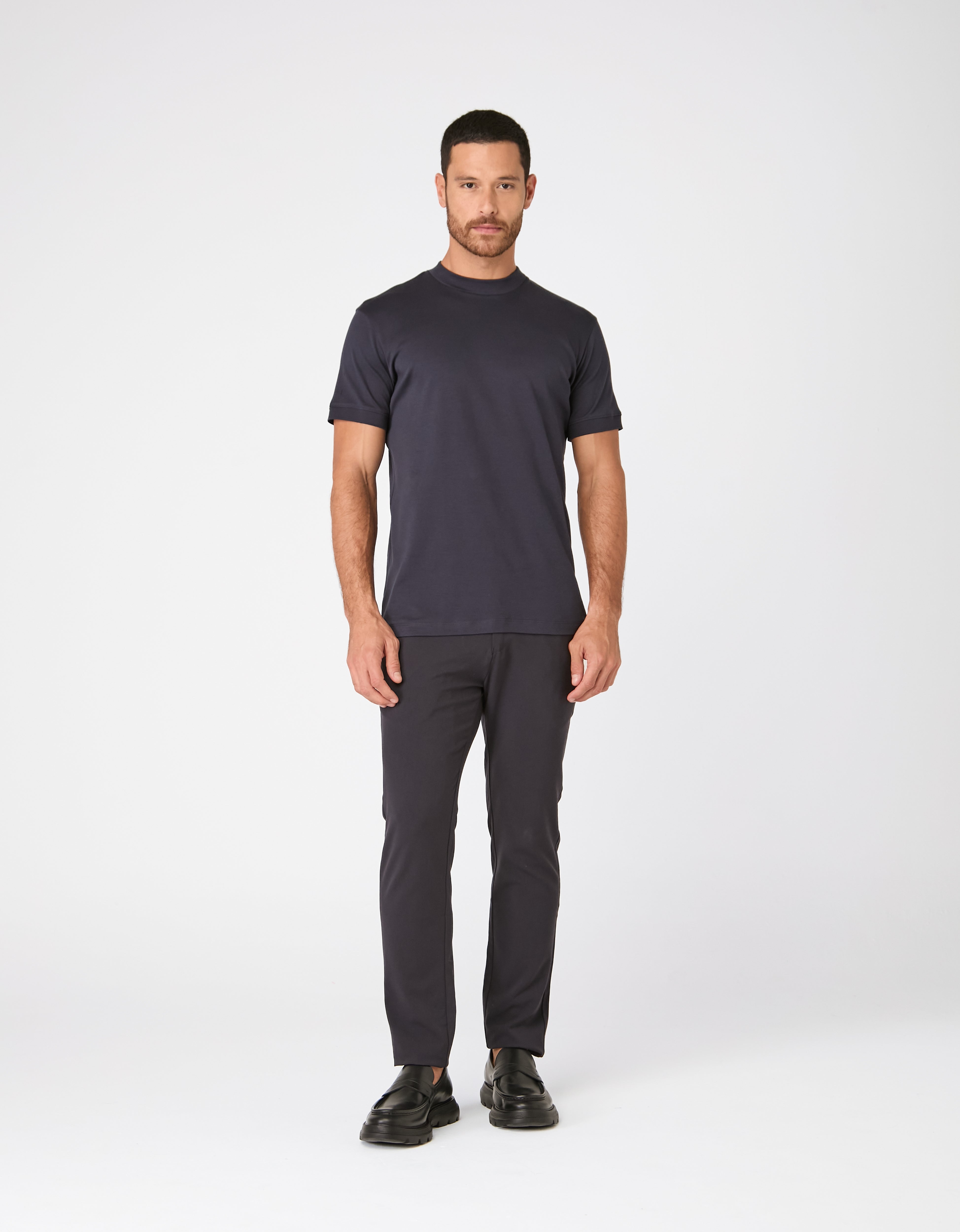Camiseta Gola Alta Pima Supreme