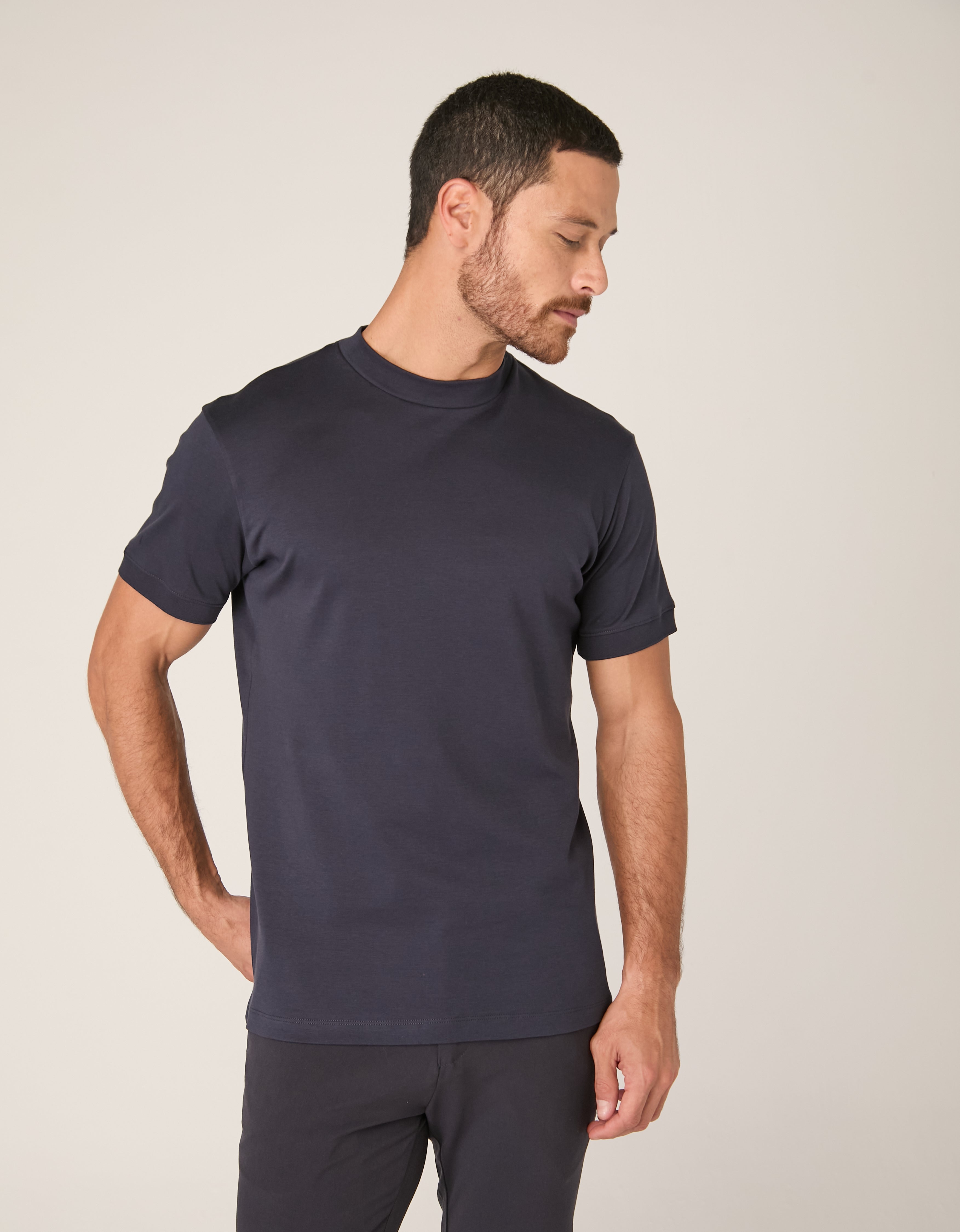 Camiseta Gola Alta Pima Supreme