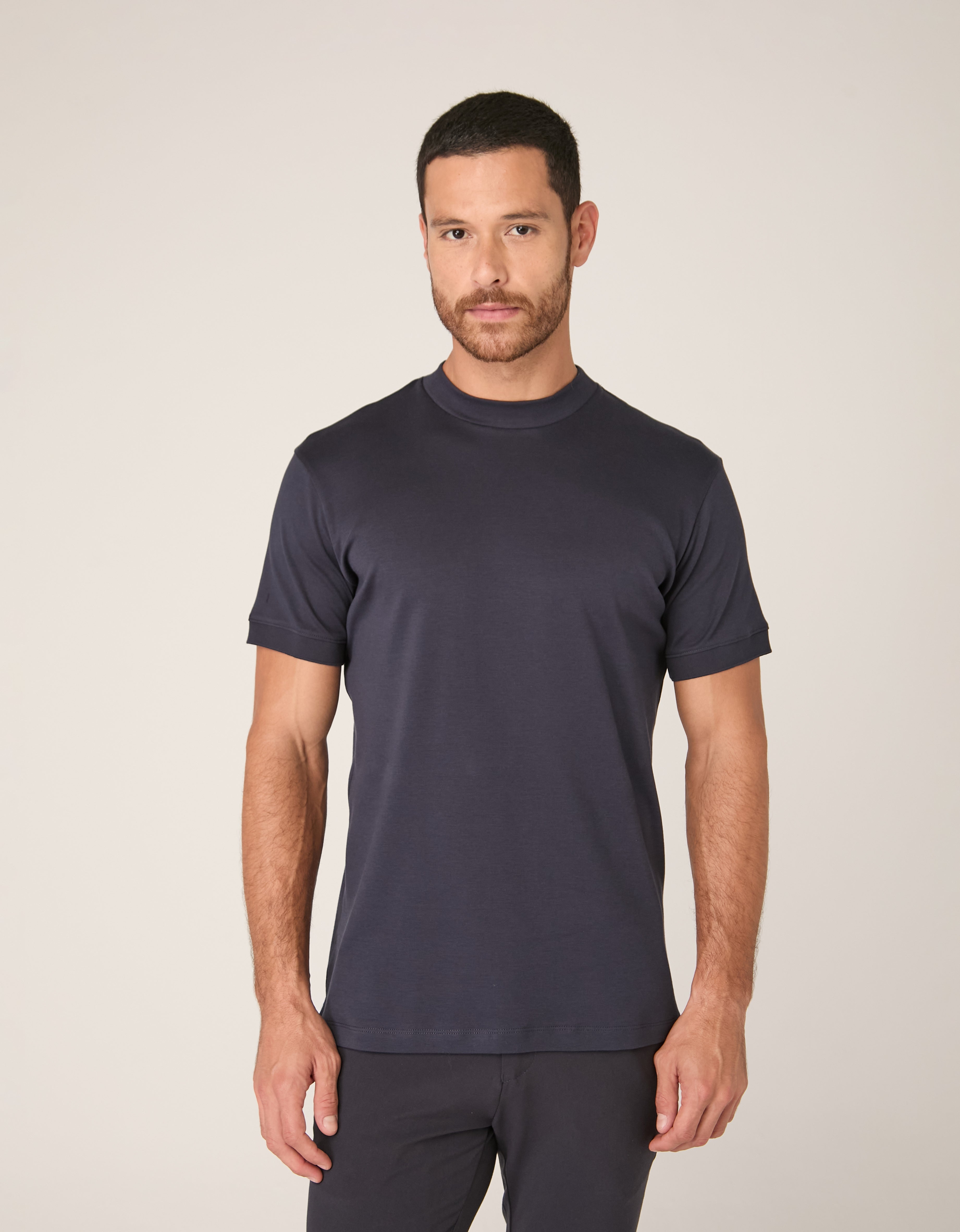 Camiseta Gola Alta Pima Supreme