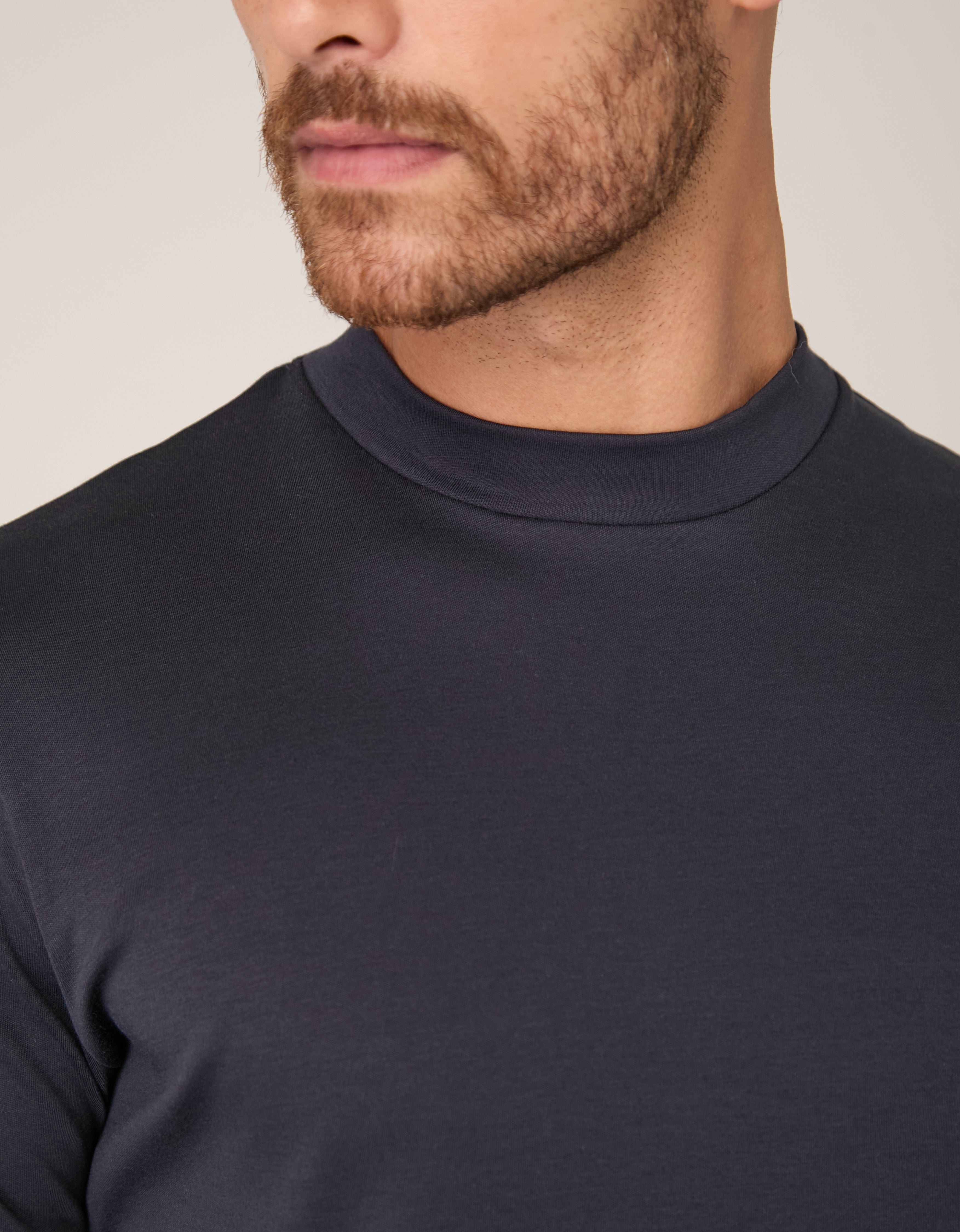 Camiseta Gola Alta Pima Supreme