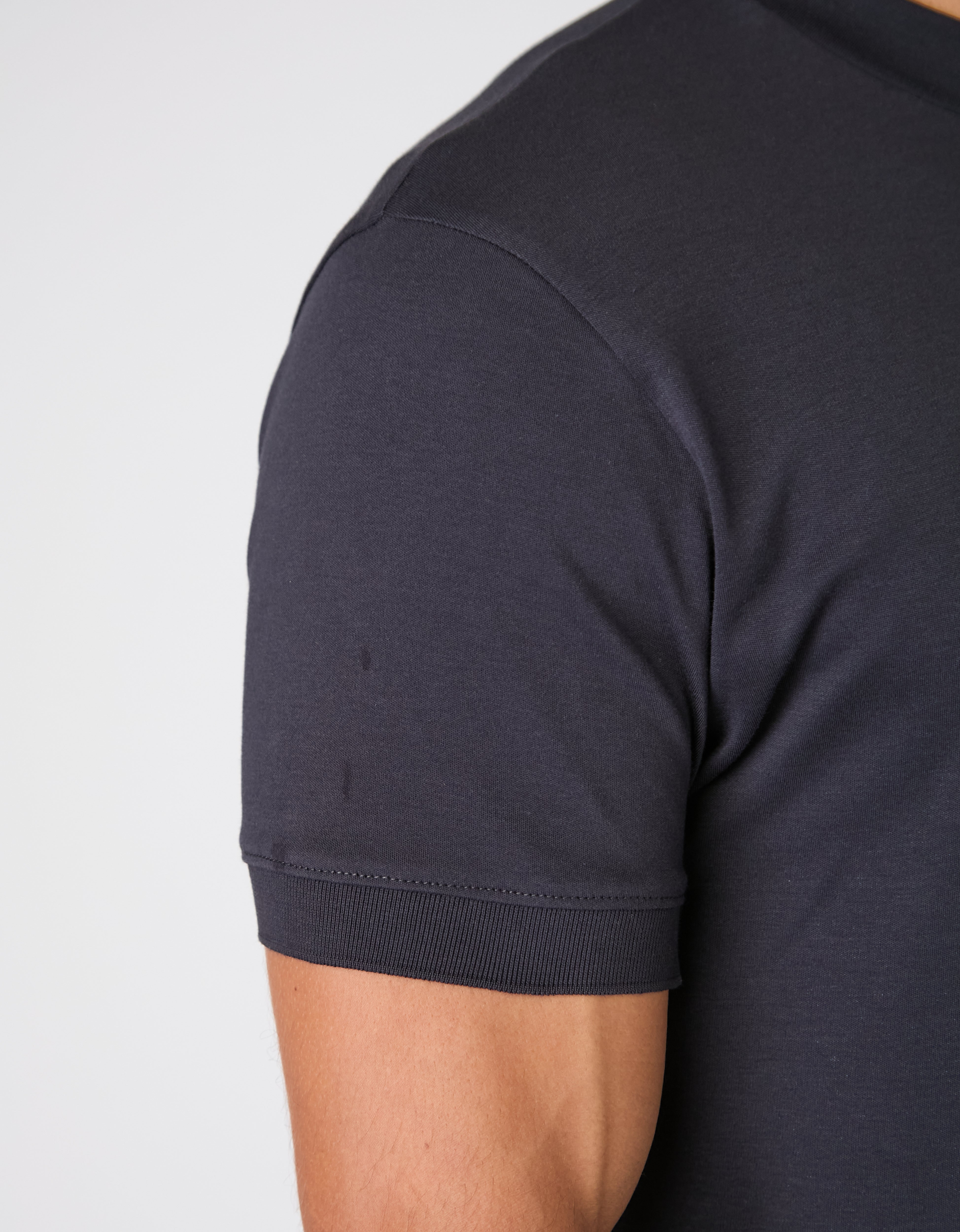 Camiseta Gola Alta Pima Supreme