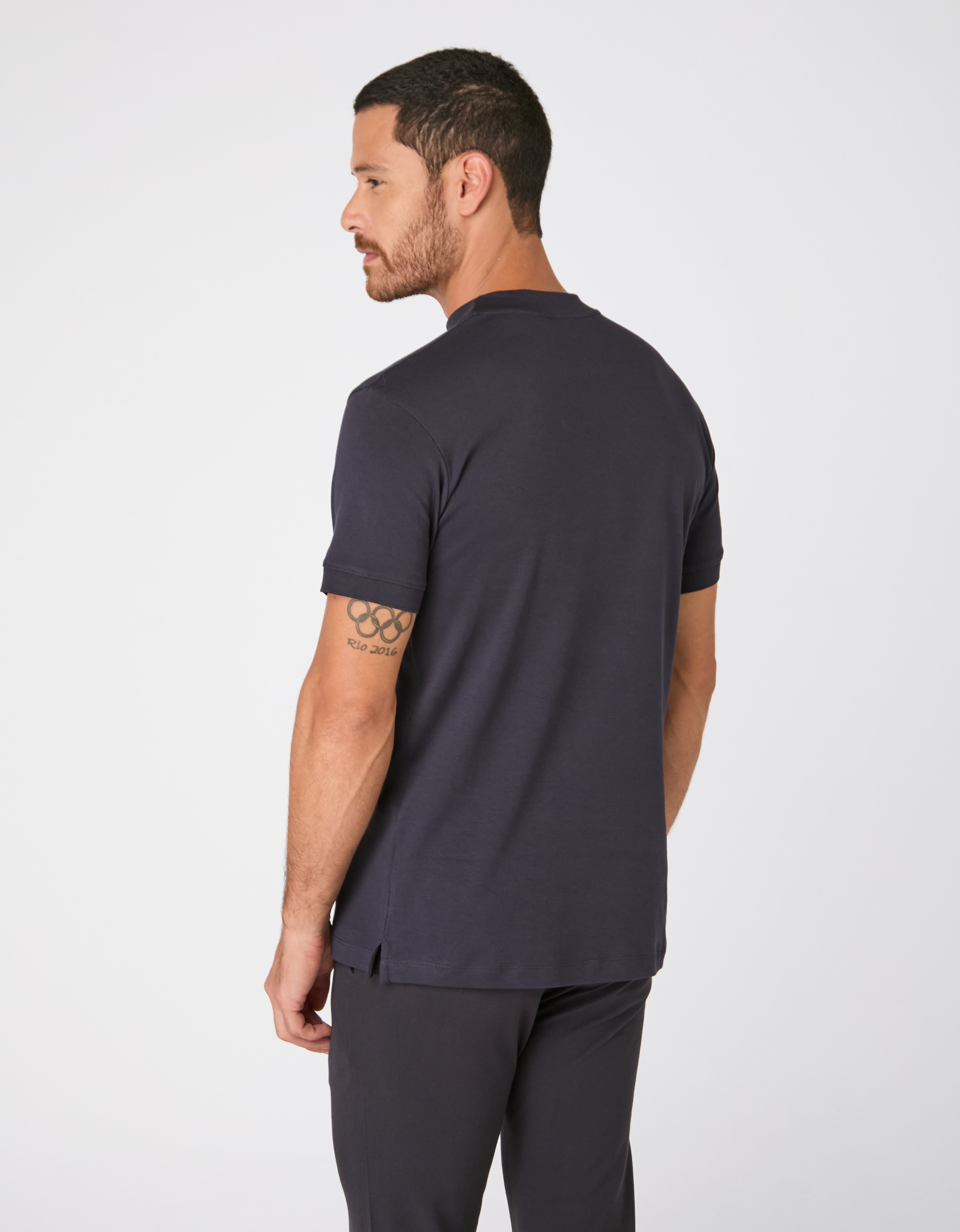 Camiseta Gola Alta Pima Supreme