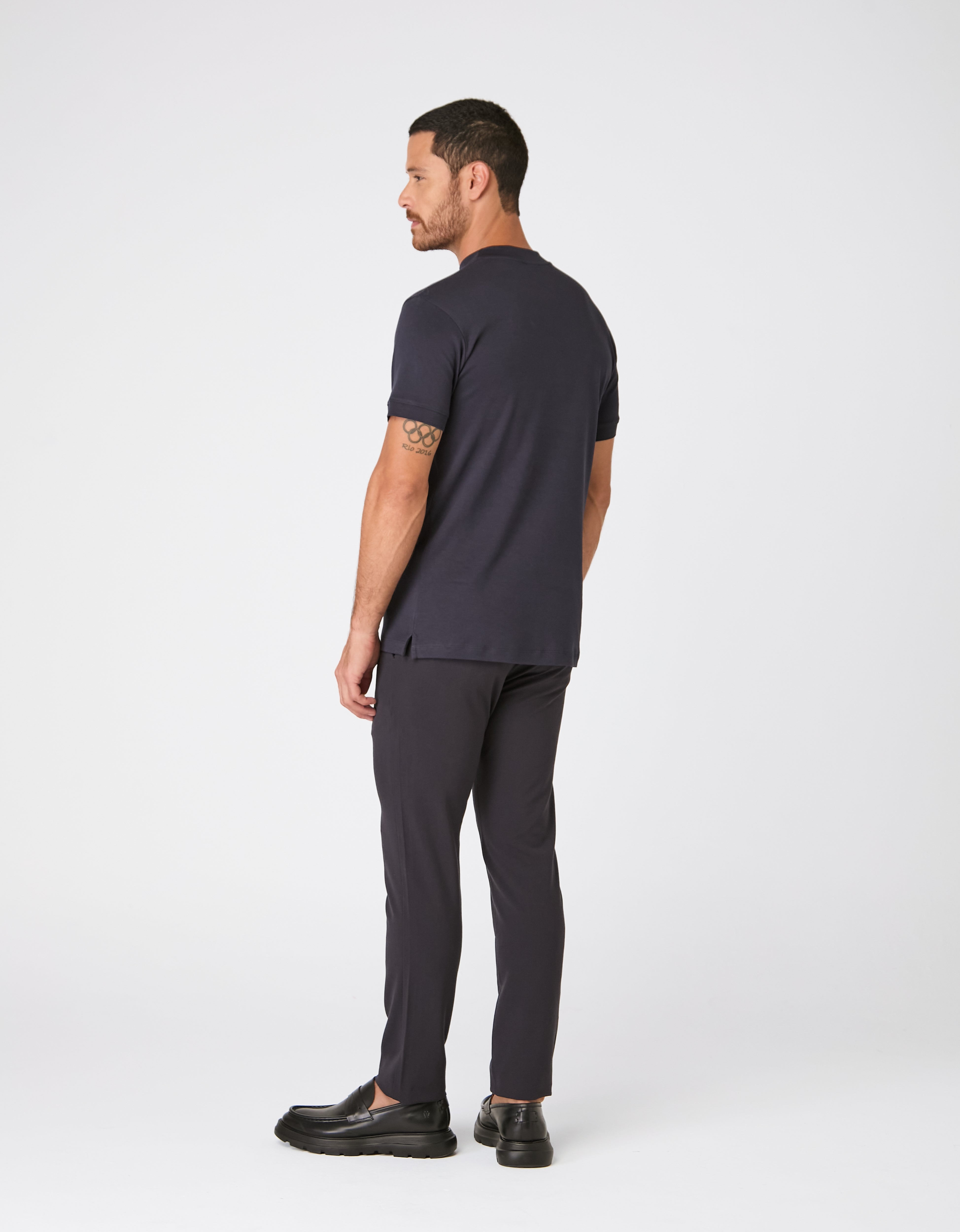Camiseta Gola Alta Pima Supreme