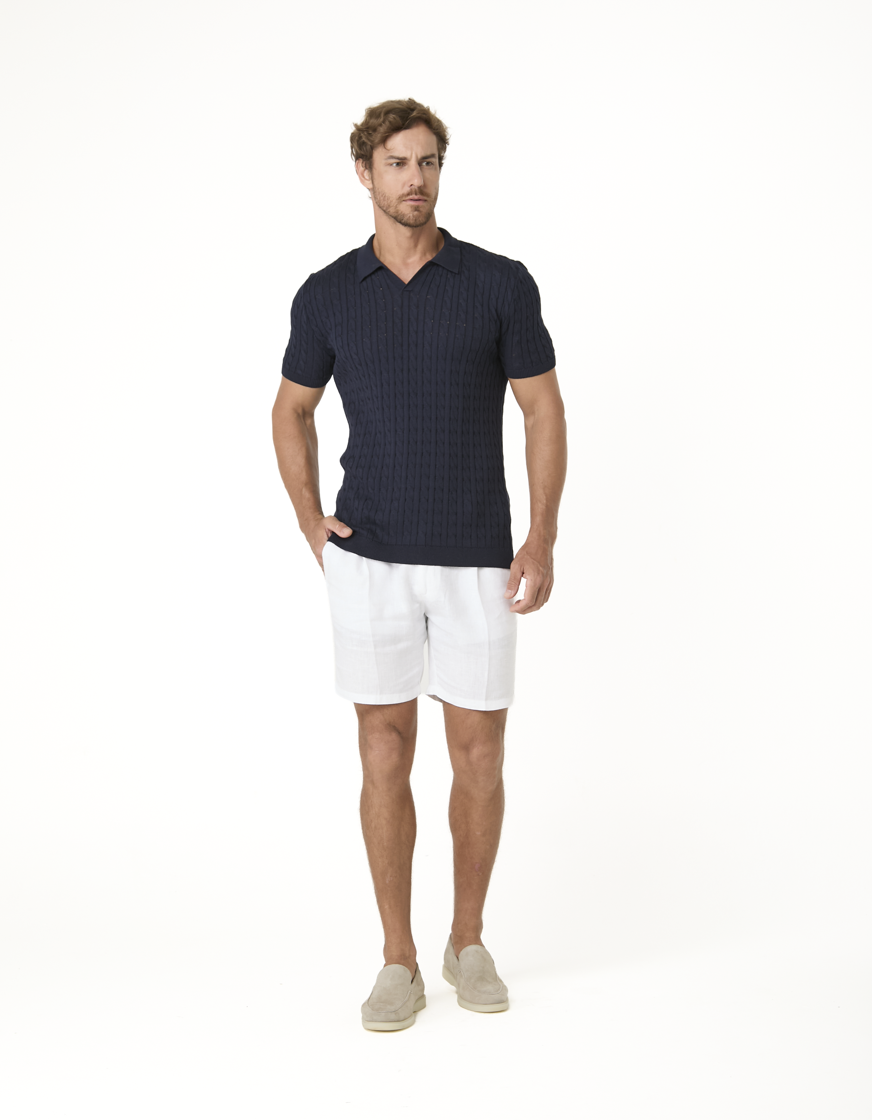 Polo Tricot Trança