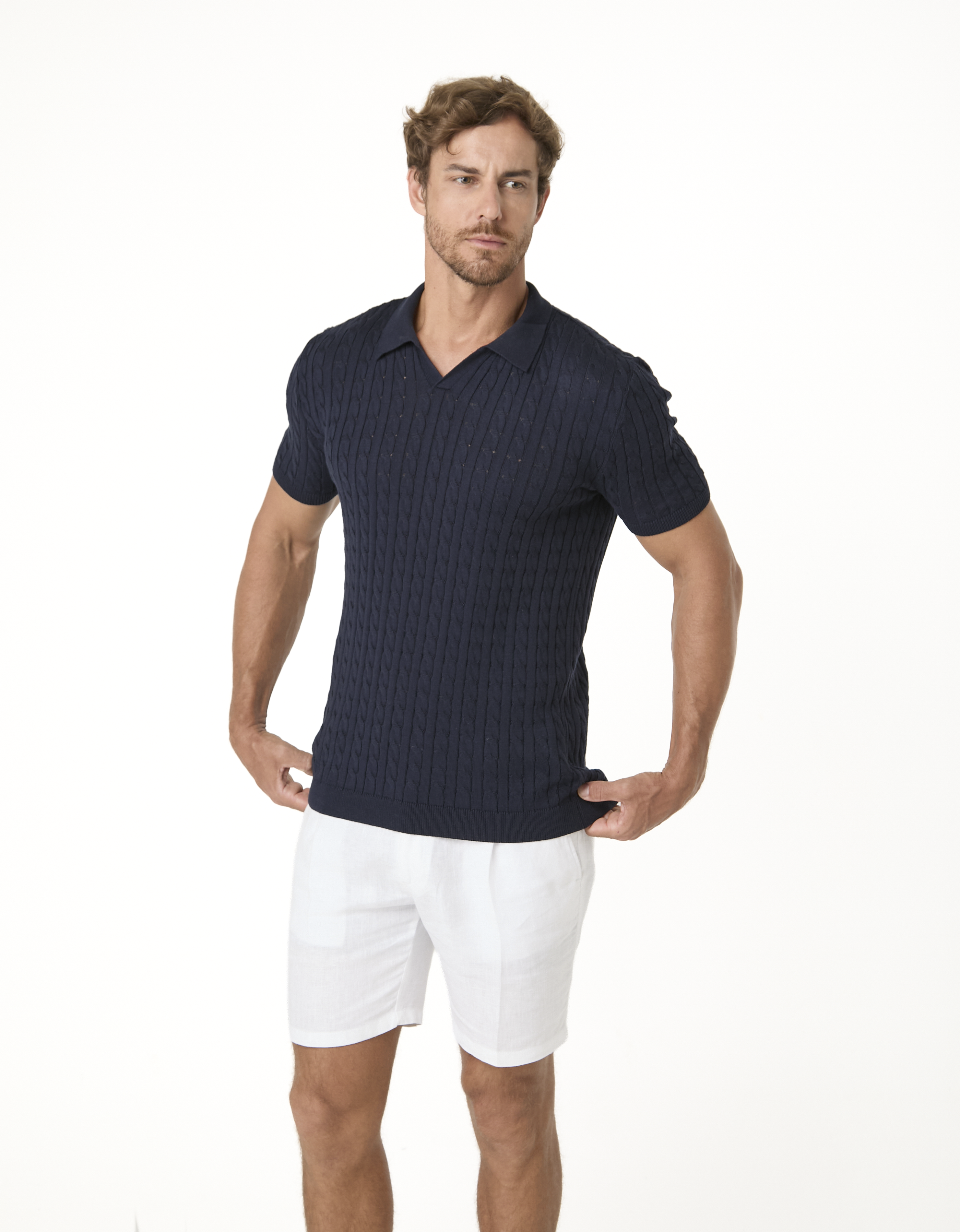 Polo Tricot Trança