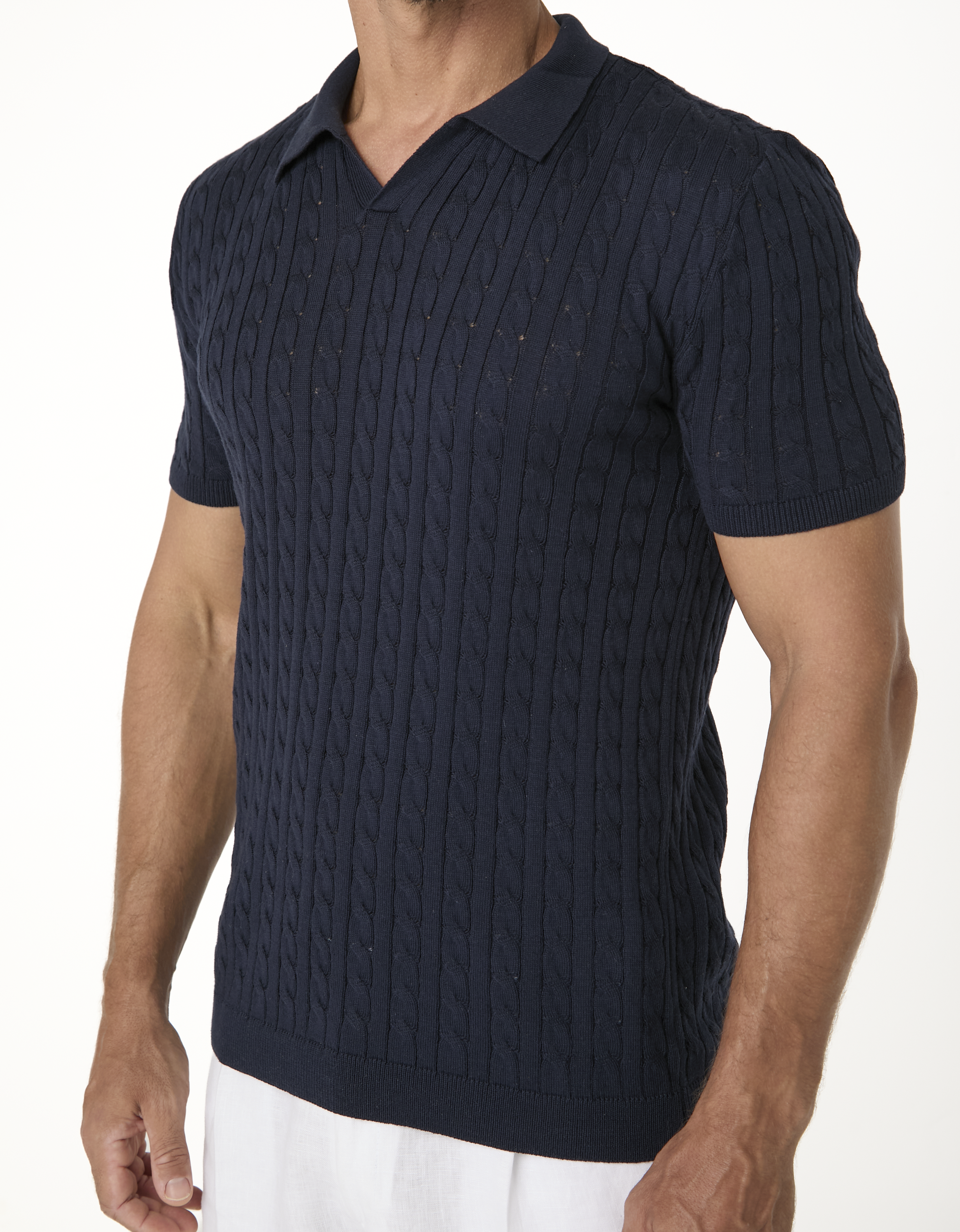 Polo Tricot Trança