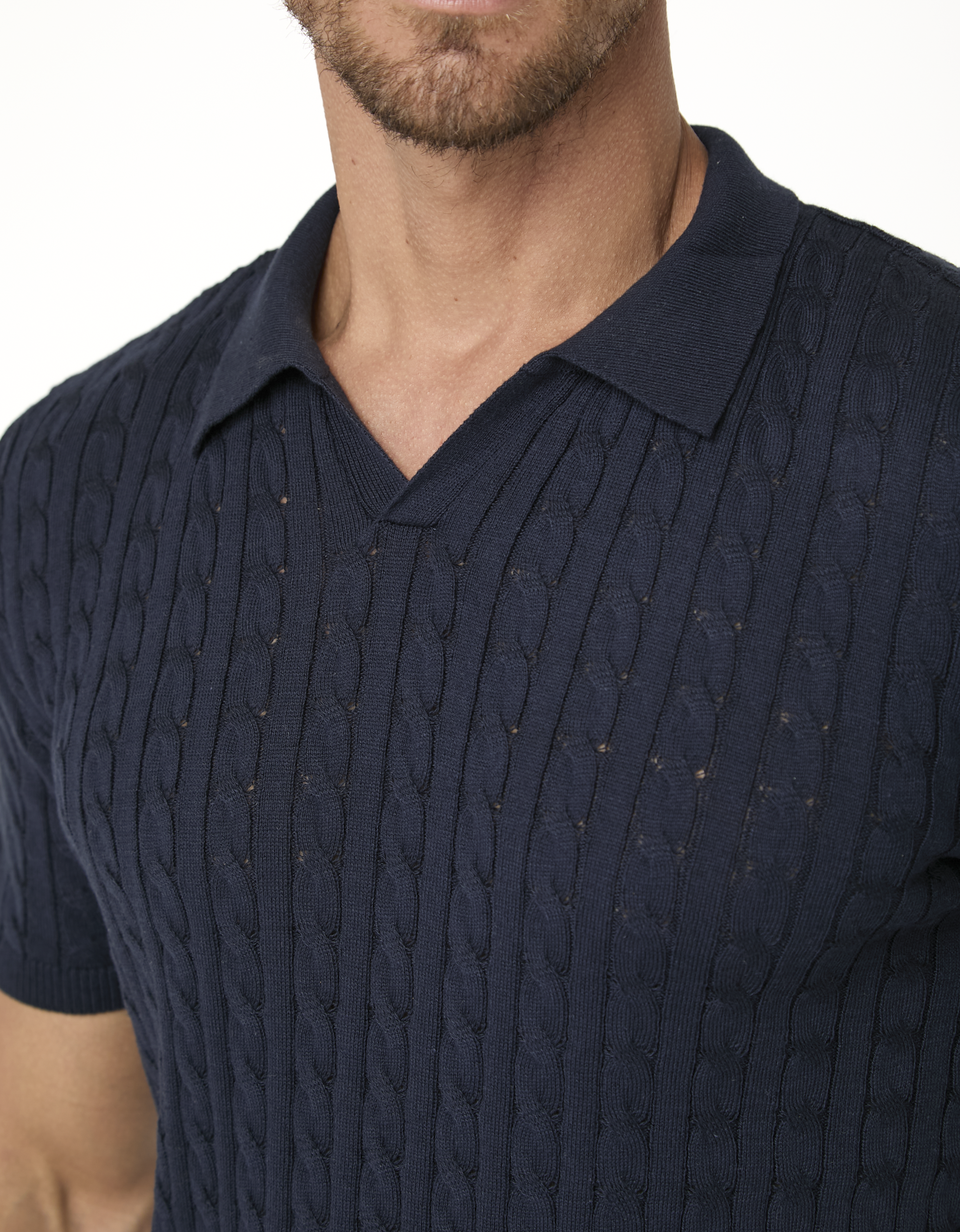 Polo Tricot Trança