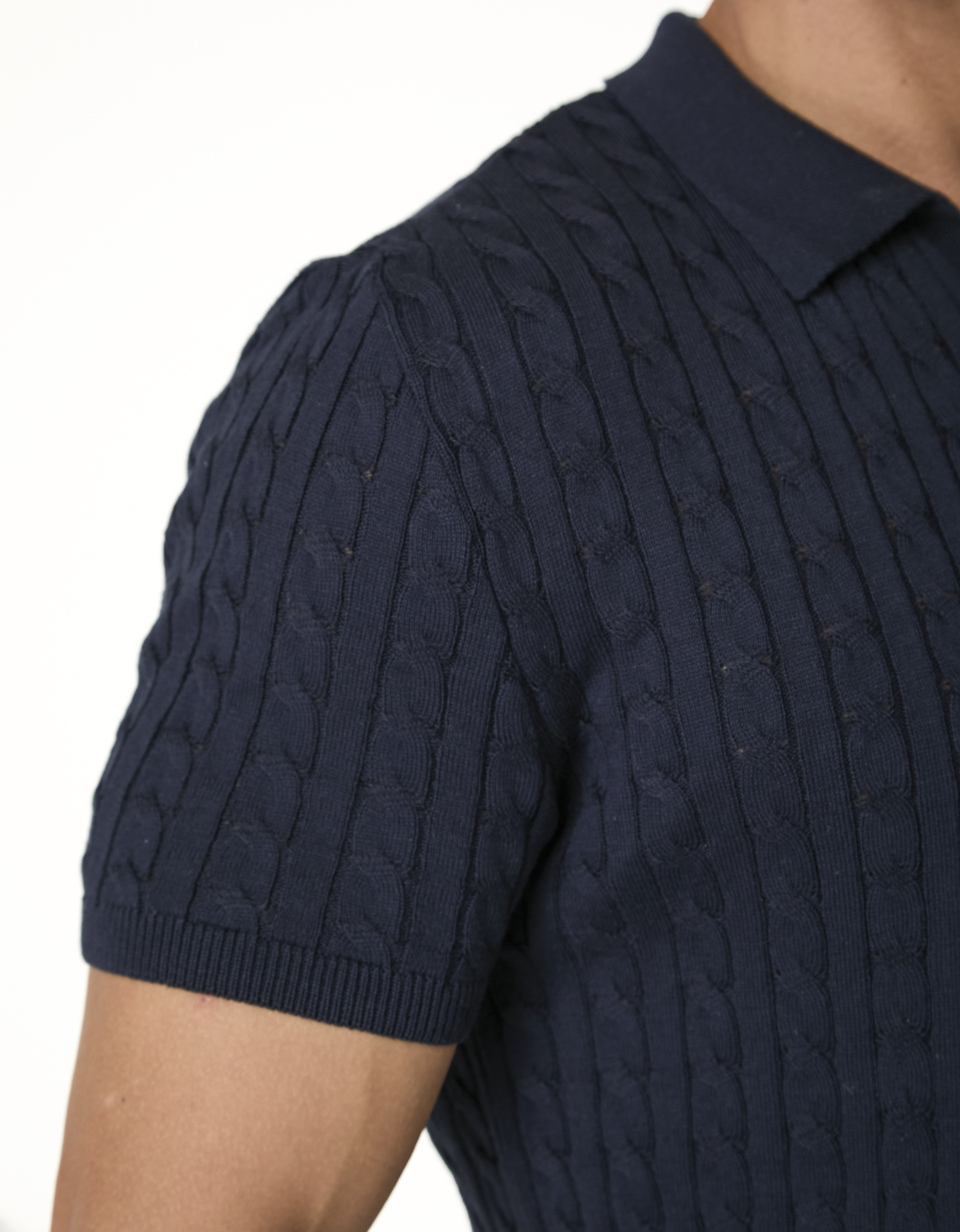 Polo Tricot Trança