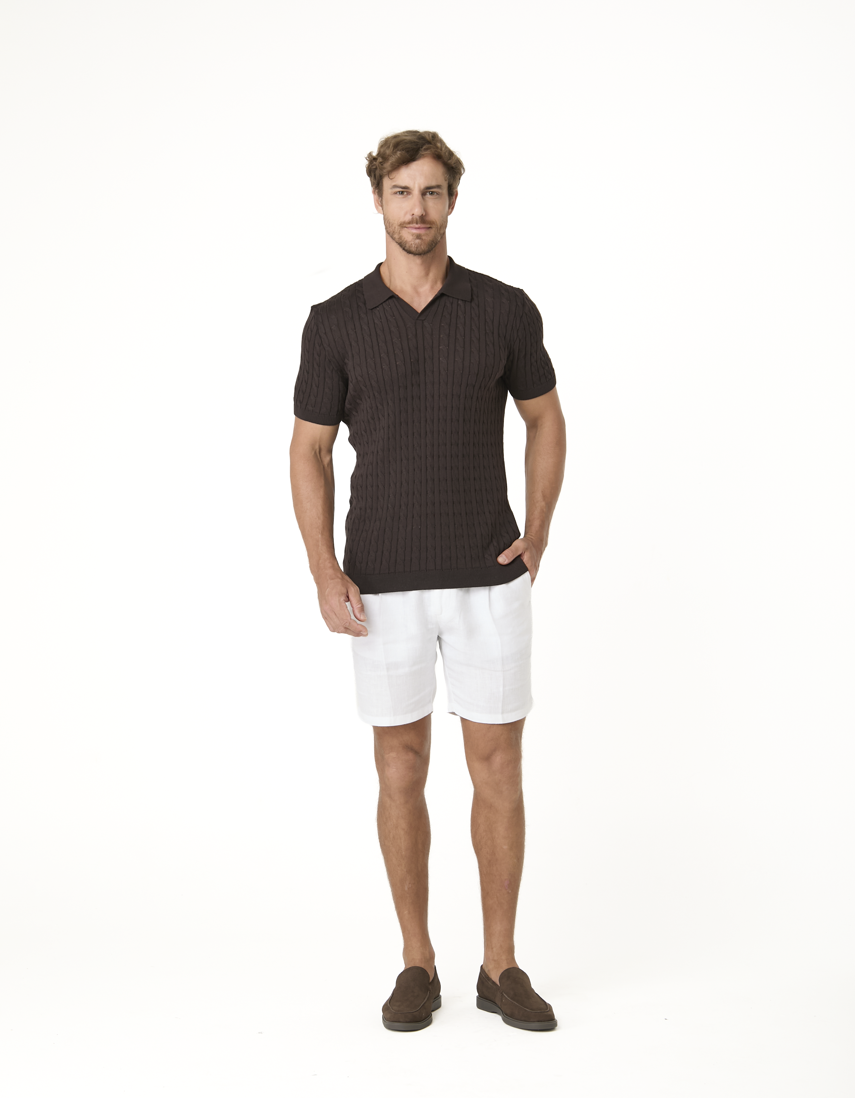 Polo Tricot Trança