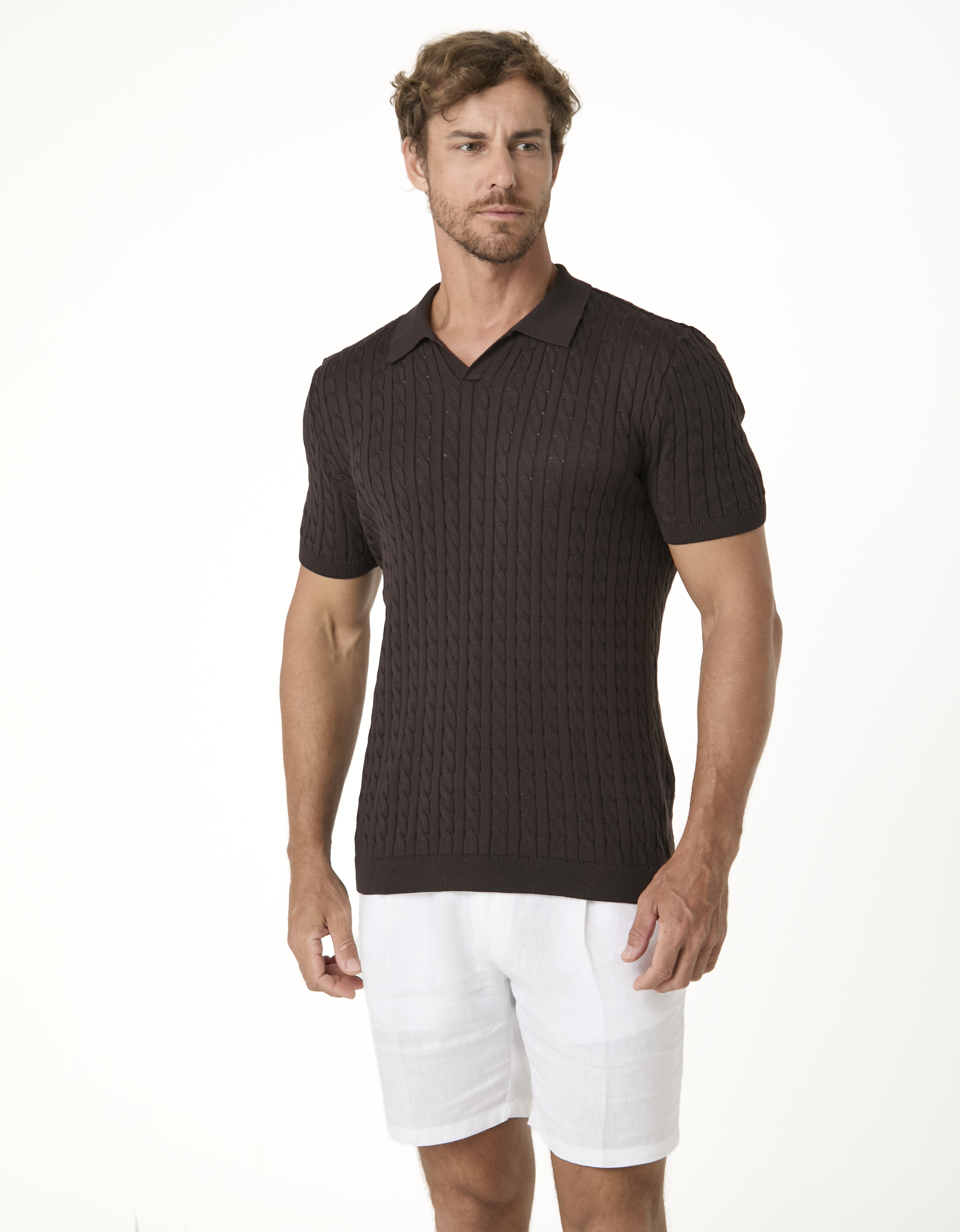 Polo Tricot Trança