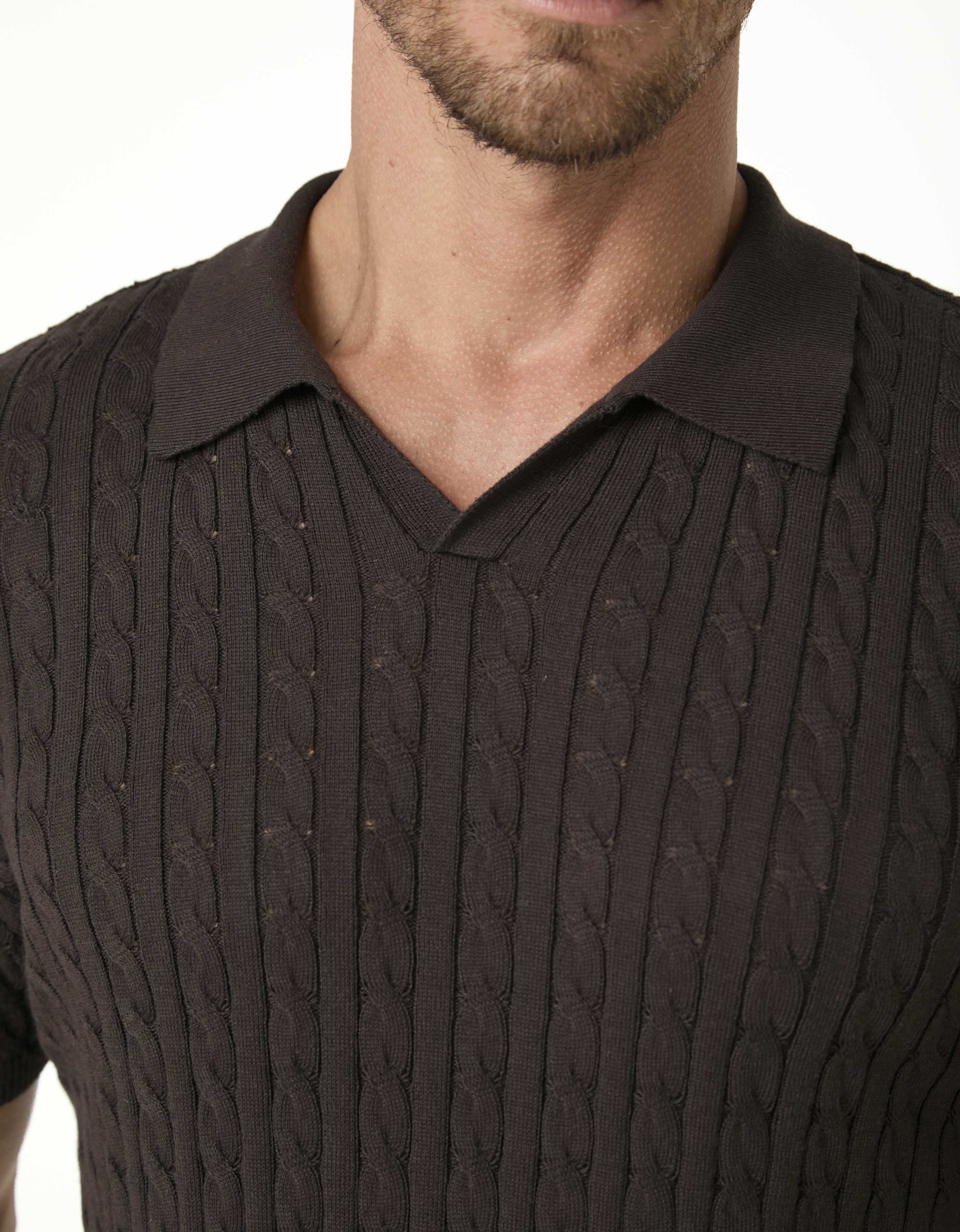 Polo Tricot Trança