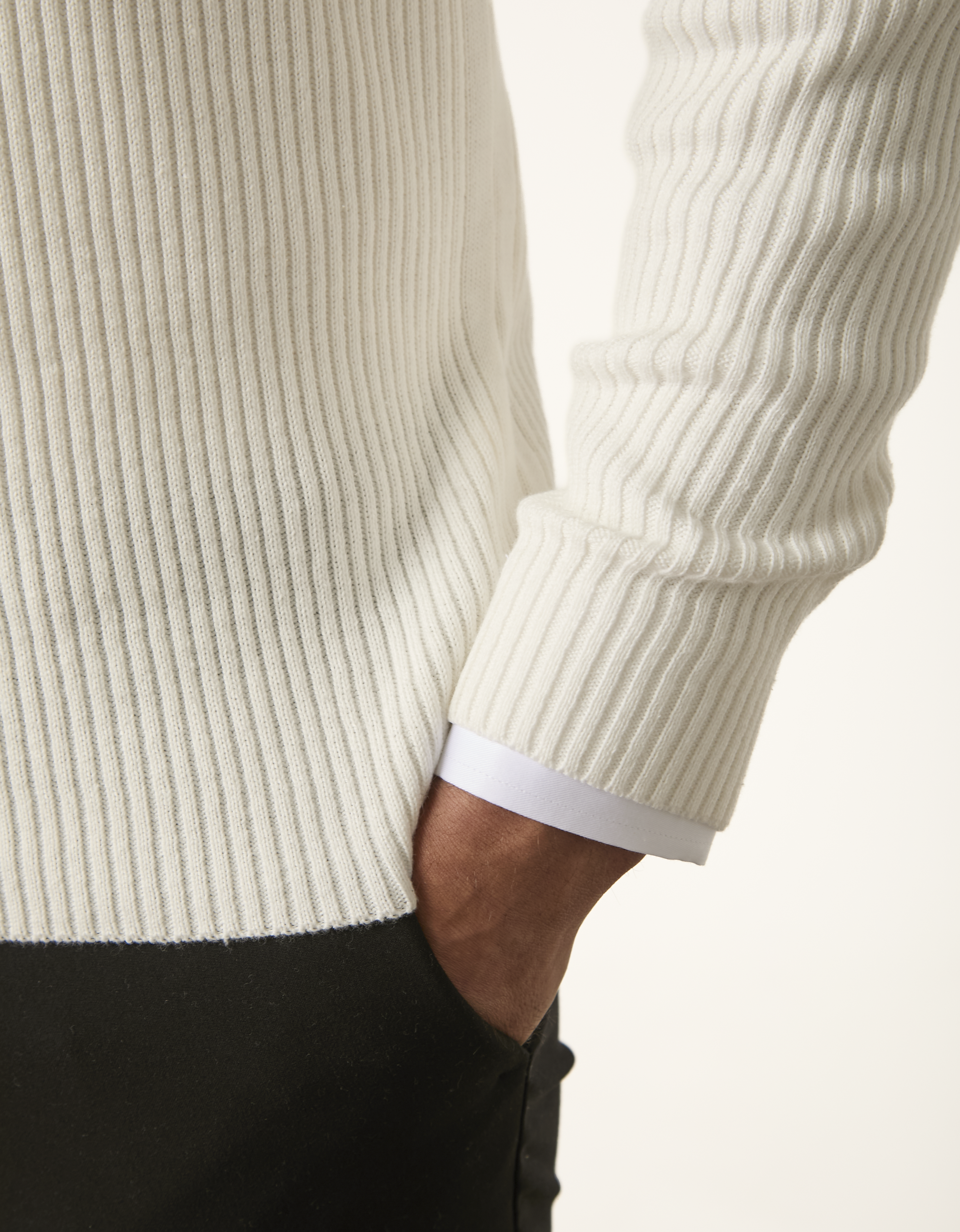Patriots x NFL — Sueter Tricot Meio Zíper