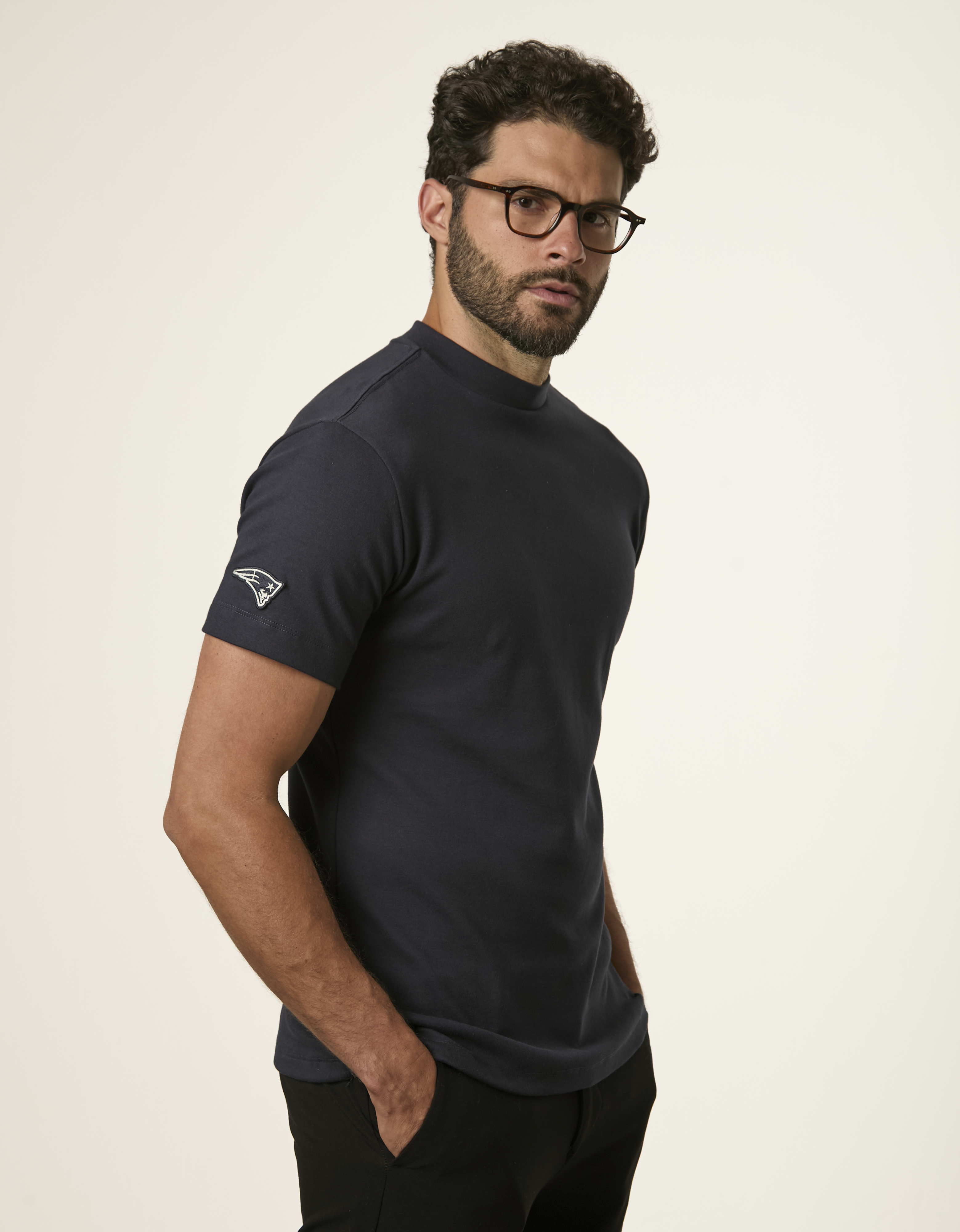 Patriots x NFL — Camiseta Premium Gola Alta