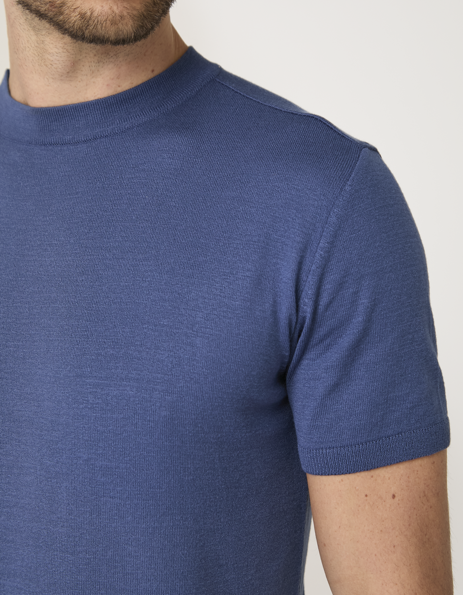 Camiseta Tricot Gola Alta