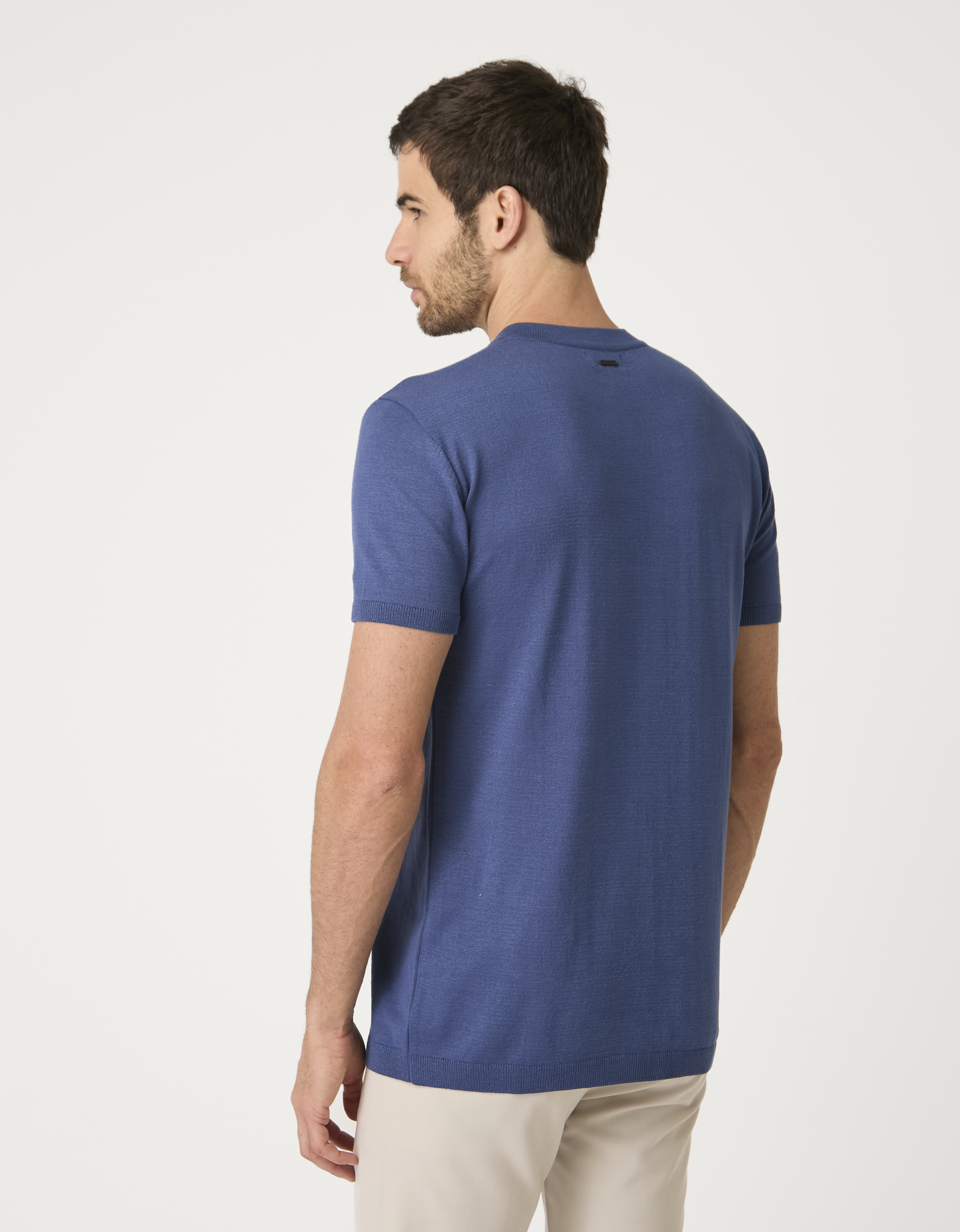 Camiseta Tricot Gola Alta