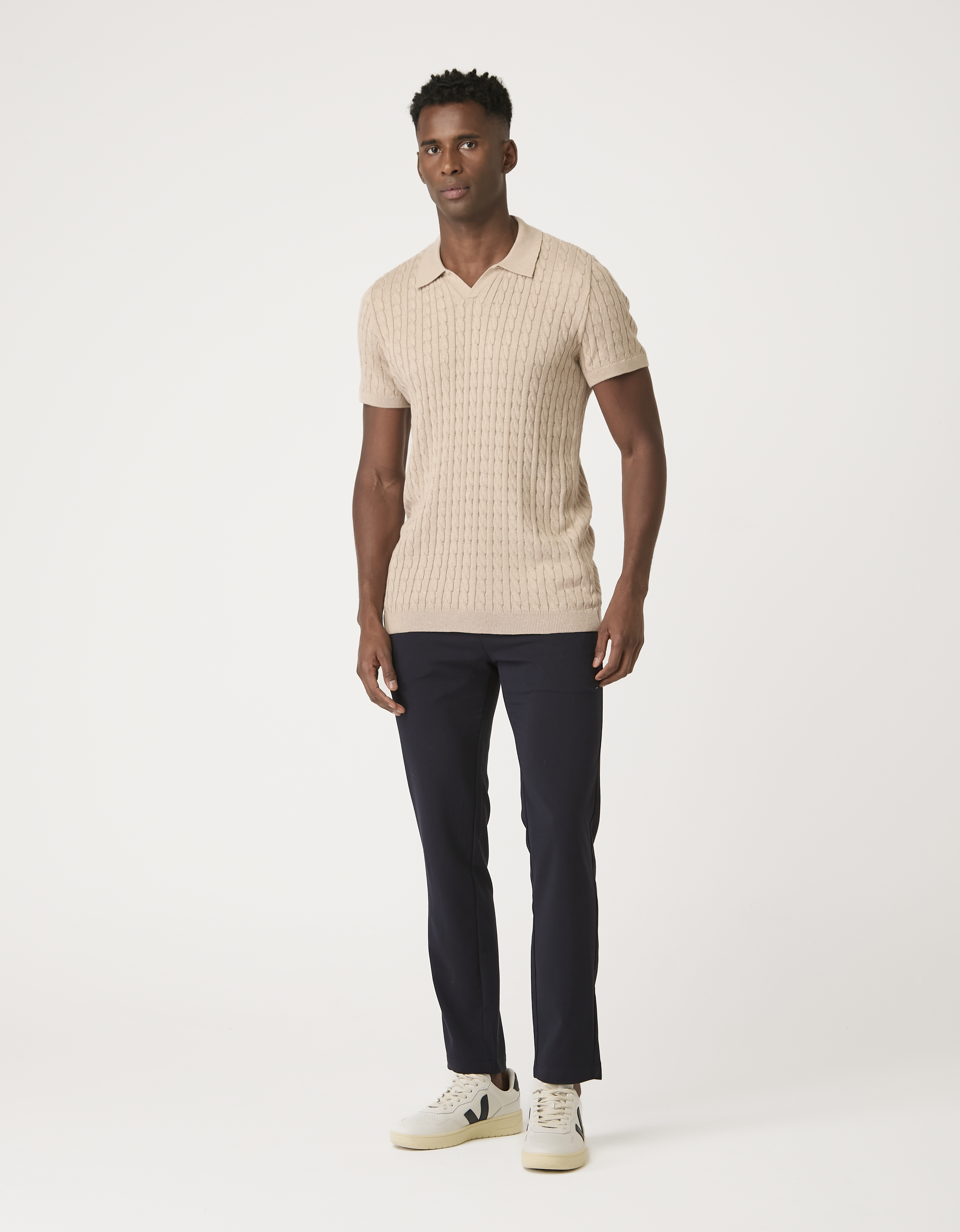 Polo Tricot Trança