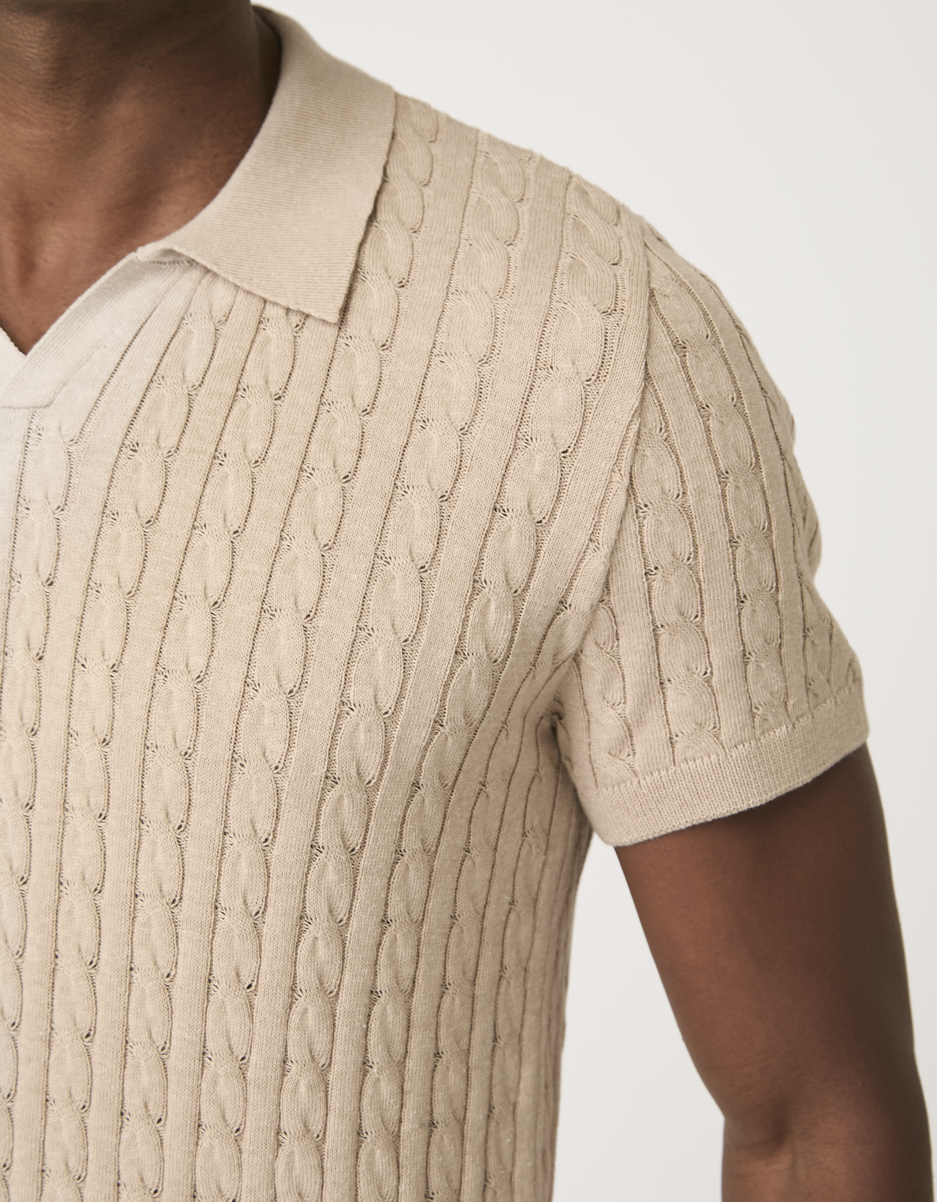 Polo Tricot Trança