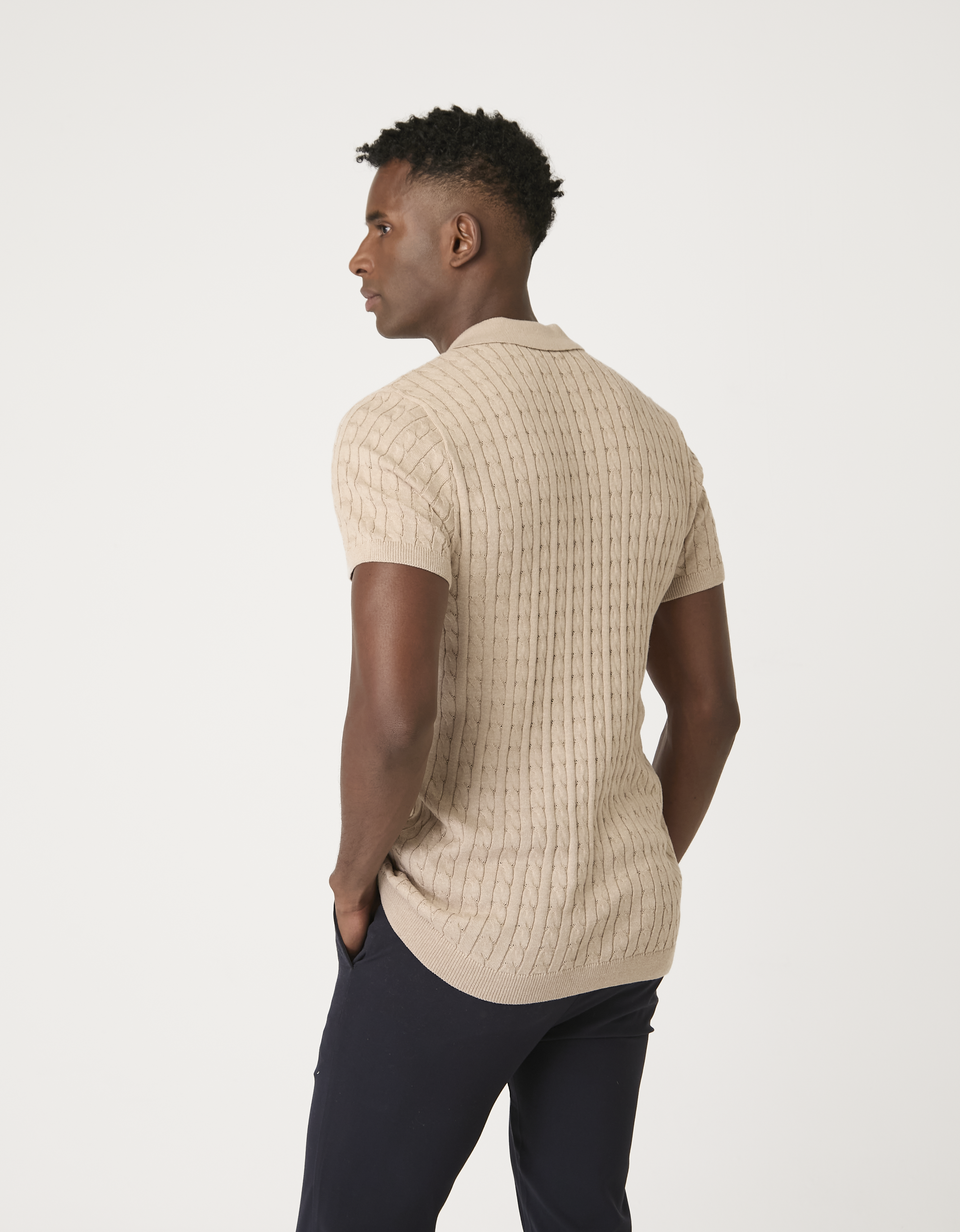 Polo Tricot Trança