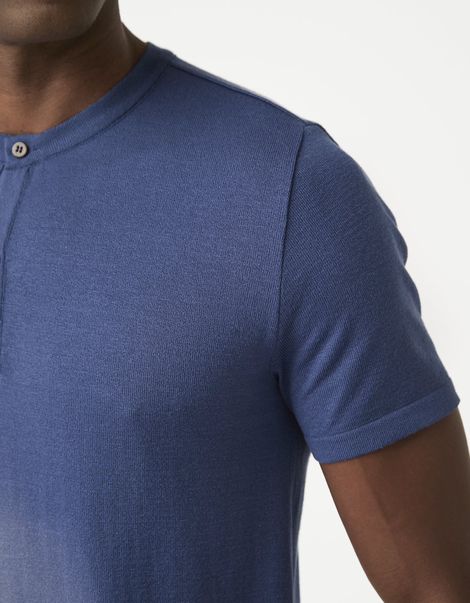 Camiseta Tricot Henley MC
