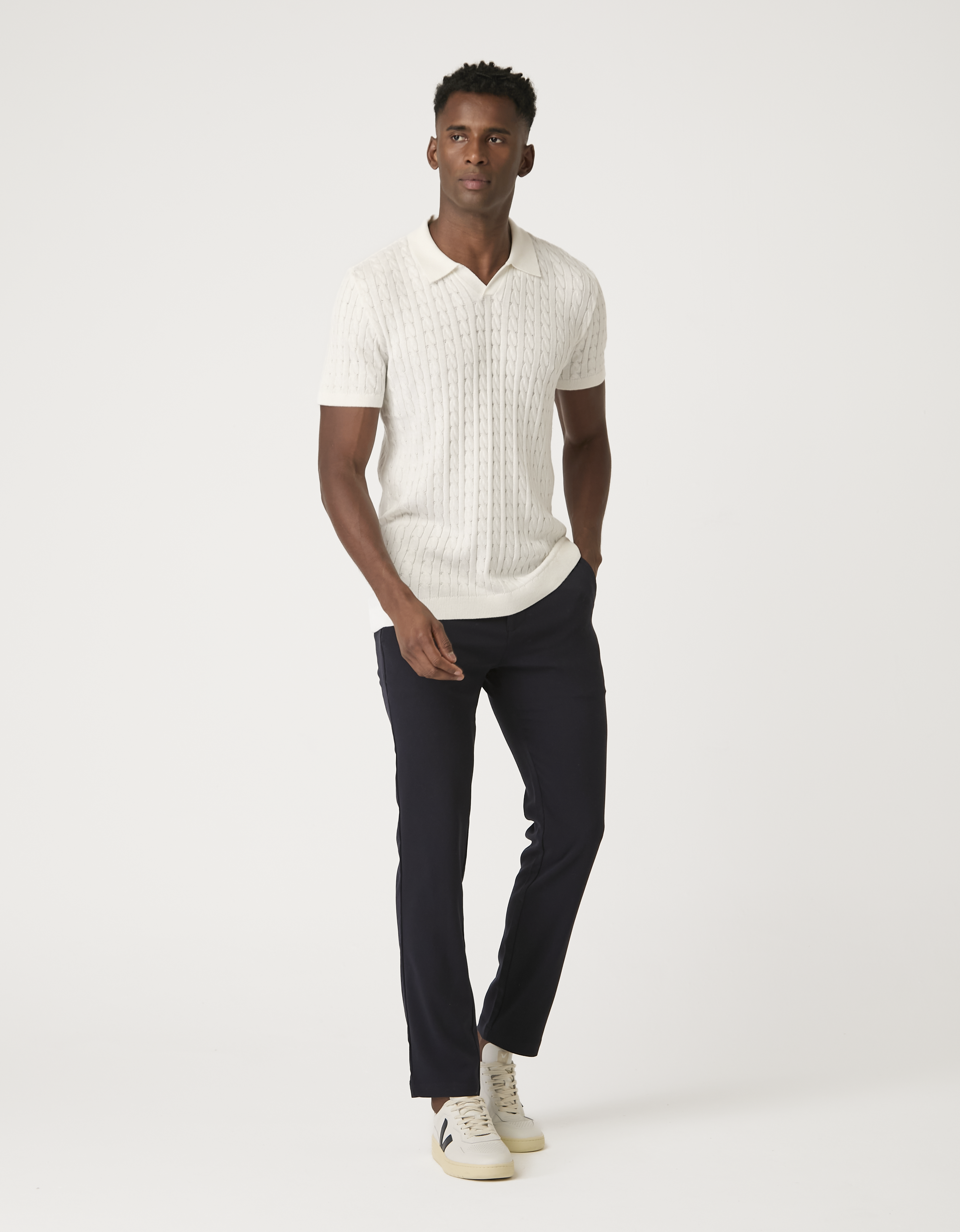 Polo Tricot Trança