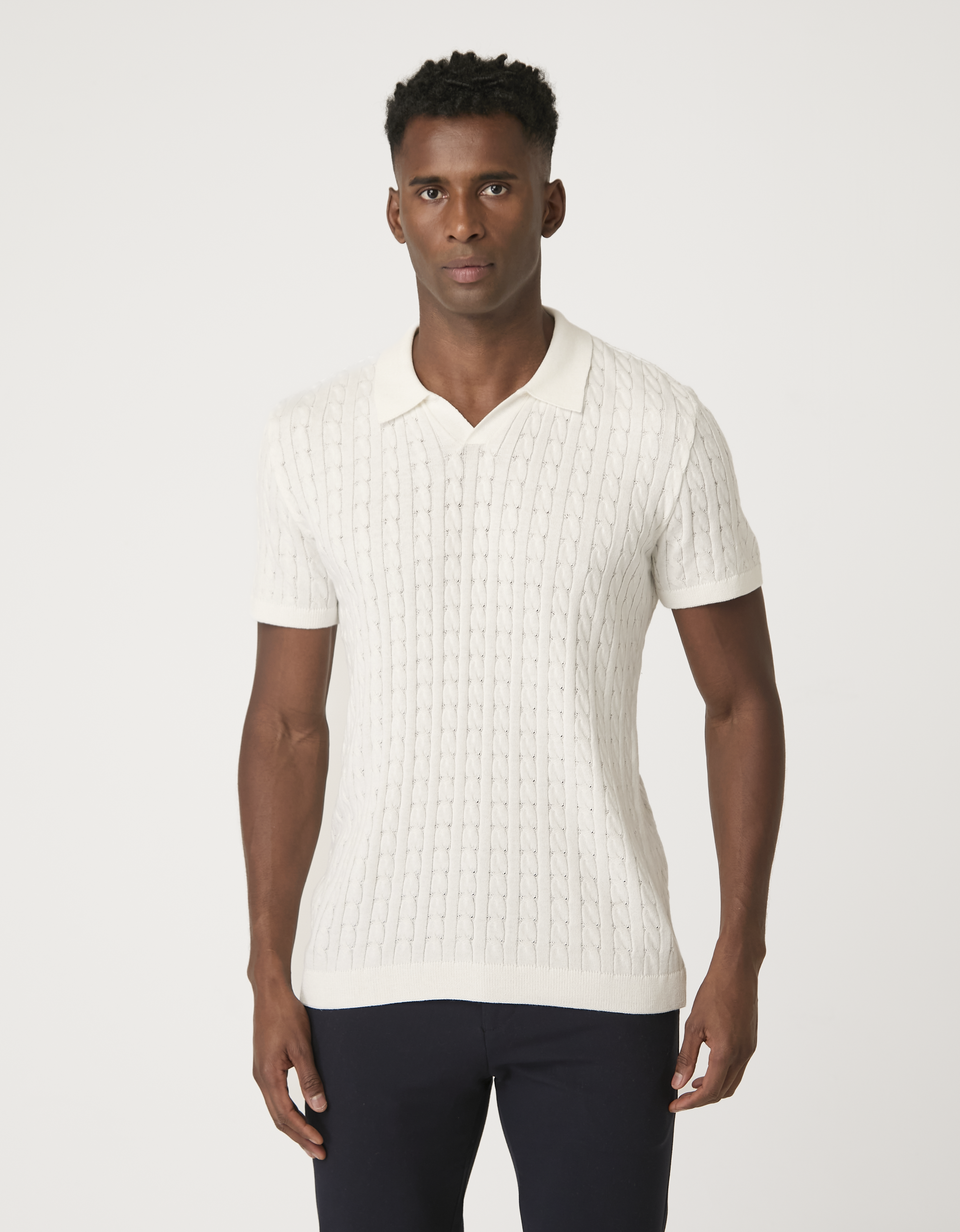 Polo Tricot Trança