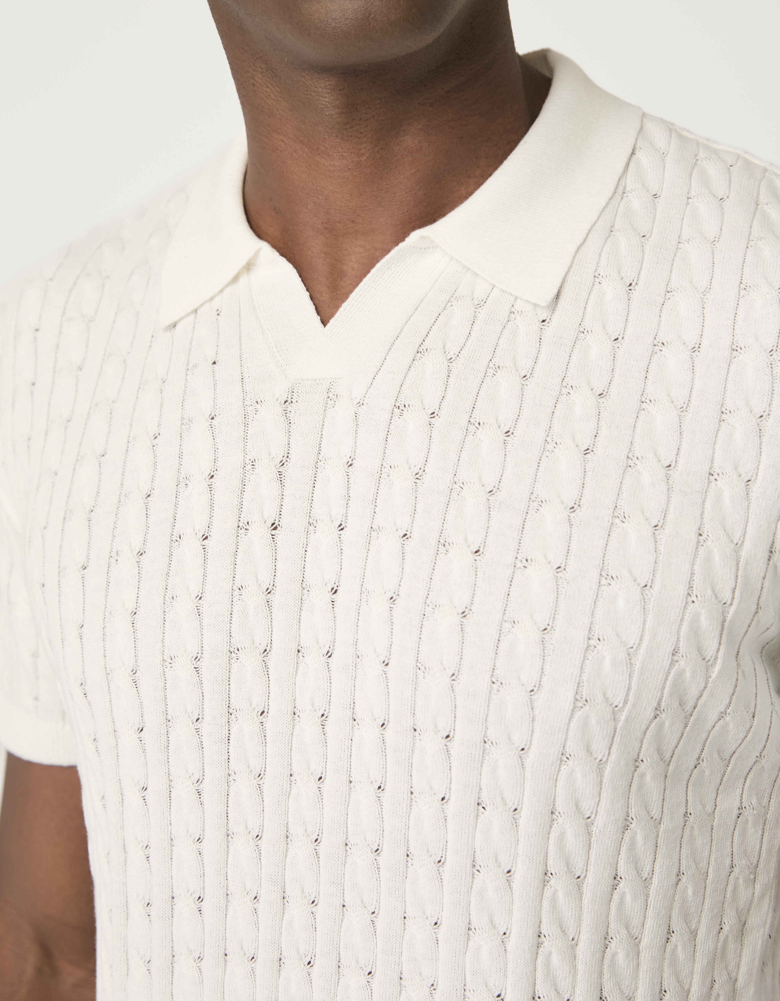 Polo Tricot Trança