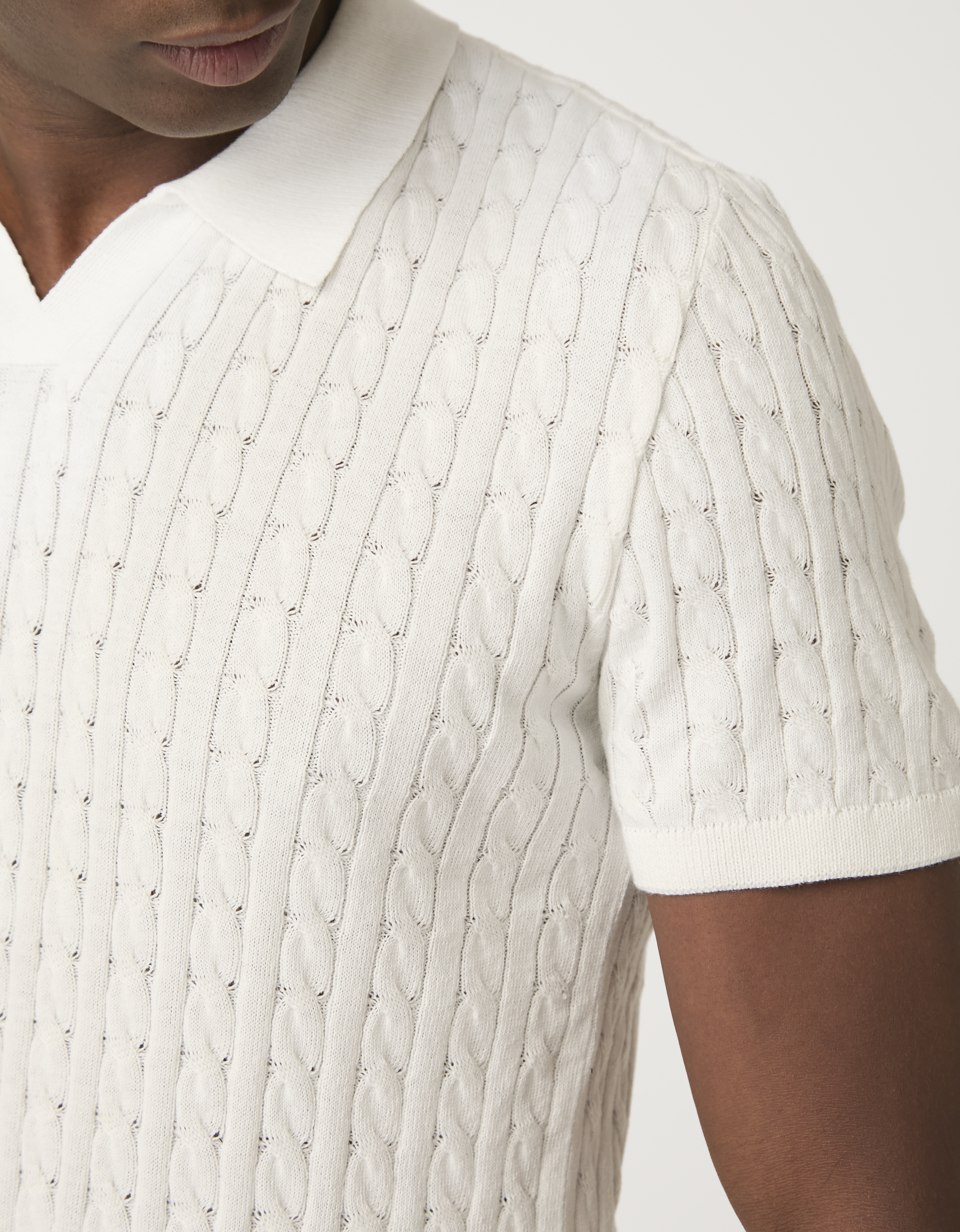 Polo Tricot Trança