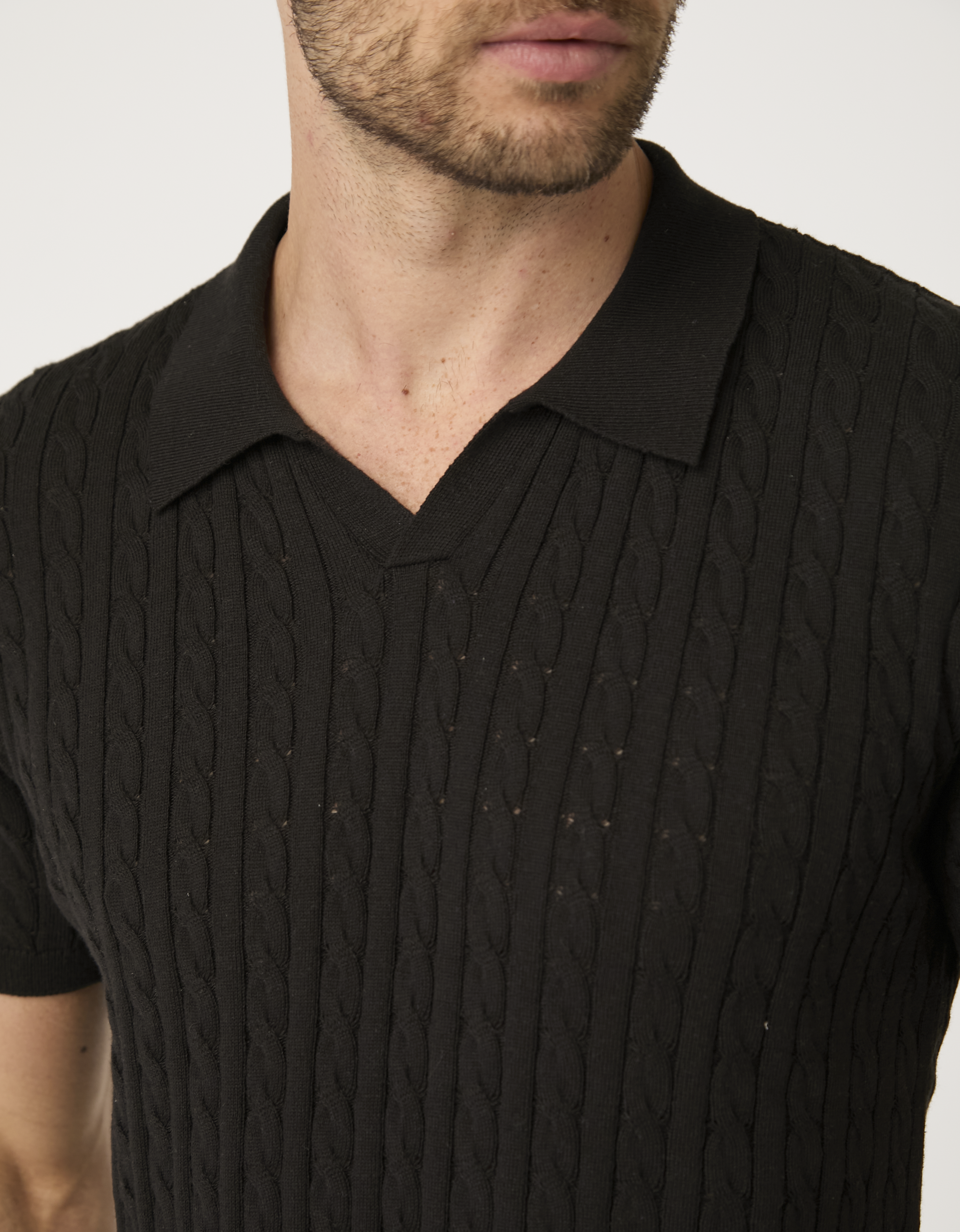 Polo Tricot Trança