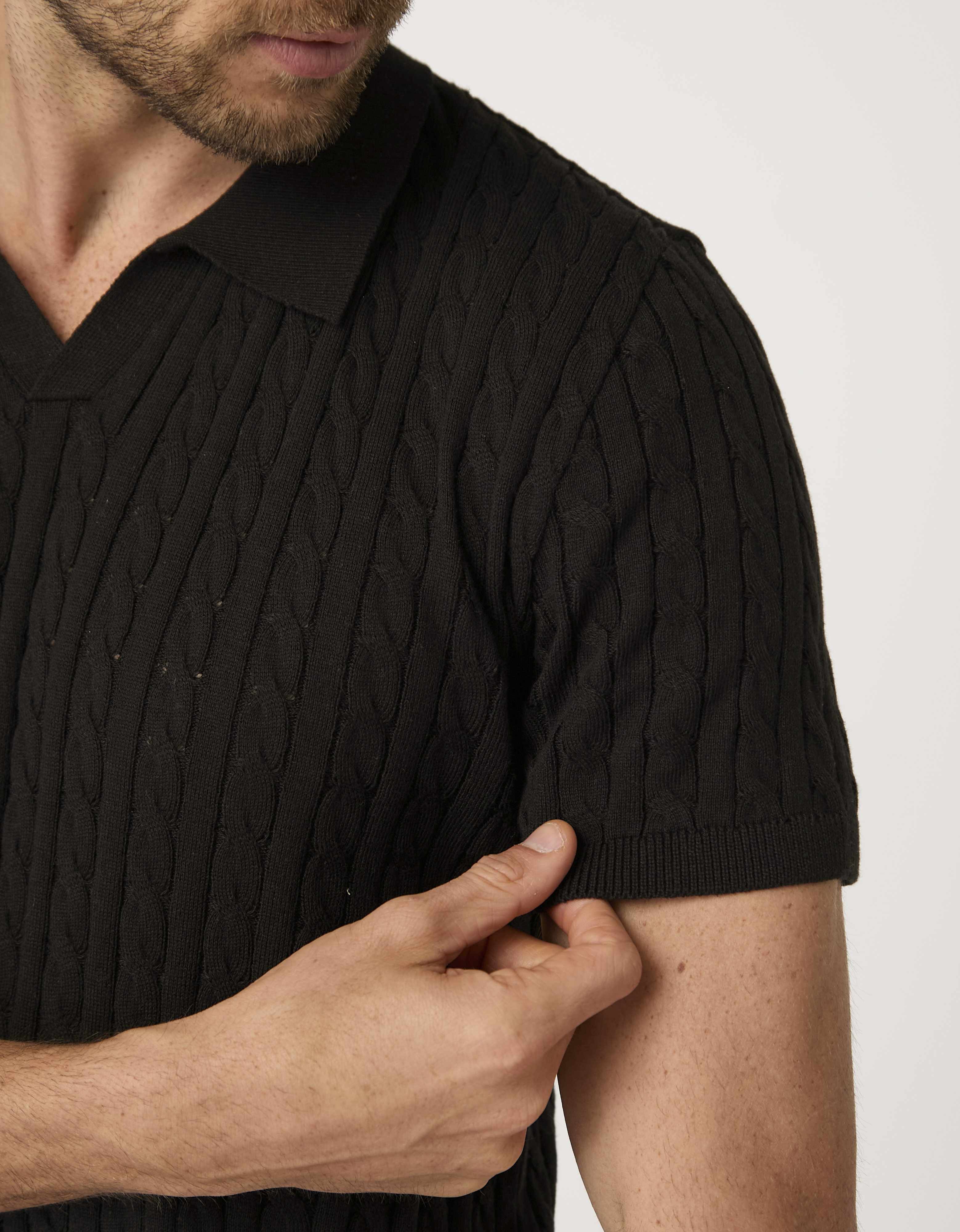 Polo Tricot Trança