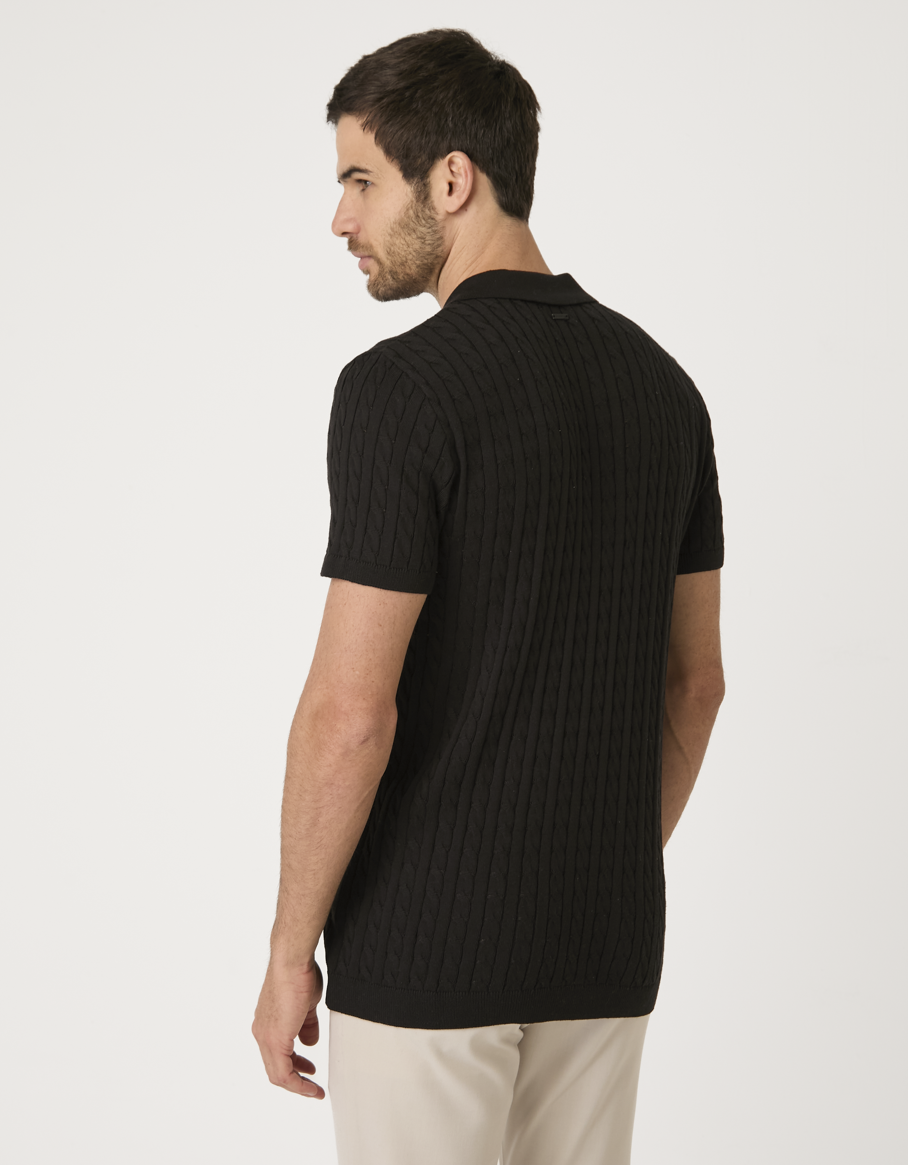 Polo Tricot Trança